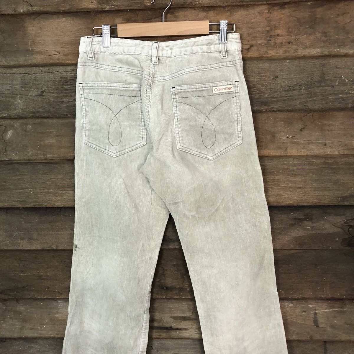 Calvin Klein Calvin Klein vintage White Conduroi Pants #7068 Size US 27 - 8 Thumbnail