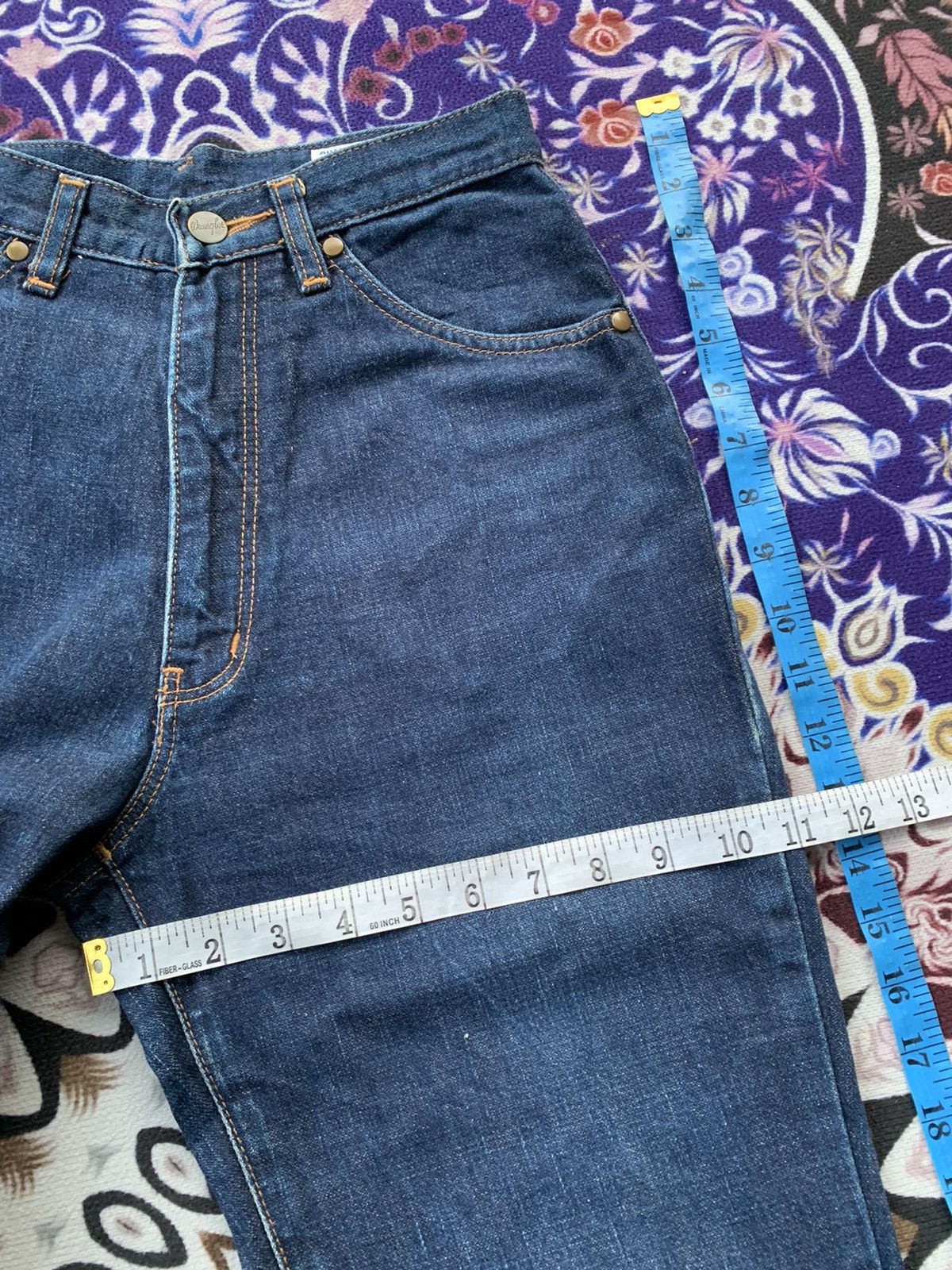 Wrangler Vintage Flare Women Wrangler Blue Bell Jeans Size 26" / US 2 / IT 38 - 11 Thumbnail