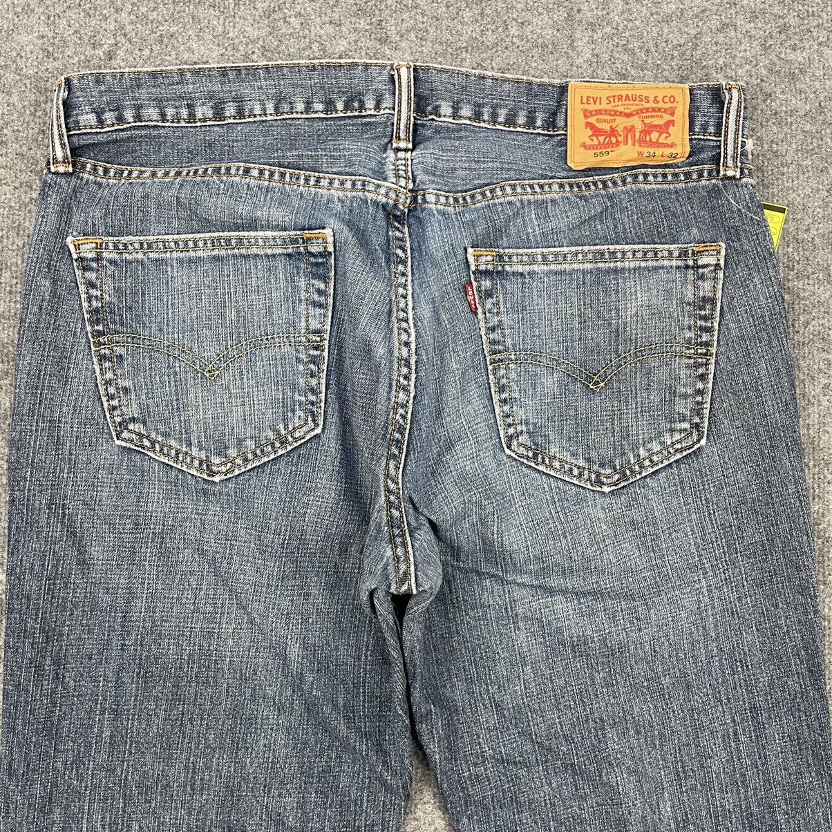 Levi's × Vintage Vintage Levi's 559 Strech Cut -wc044 Size US 37 - 9 Thumbnail
