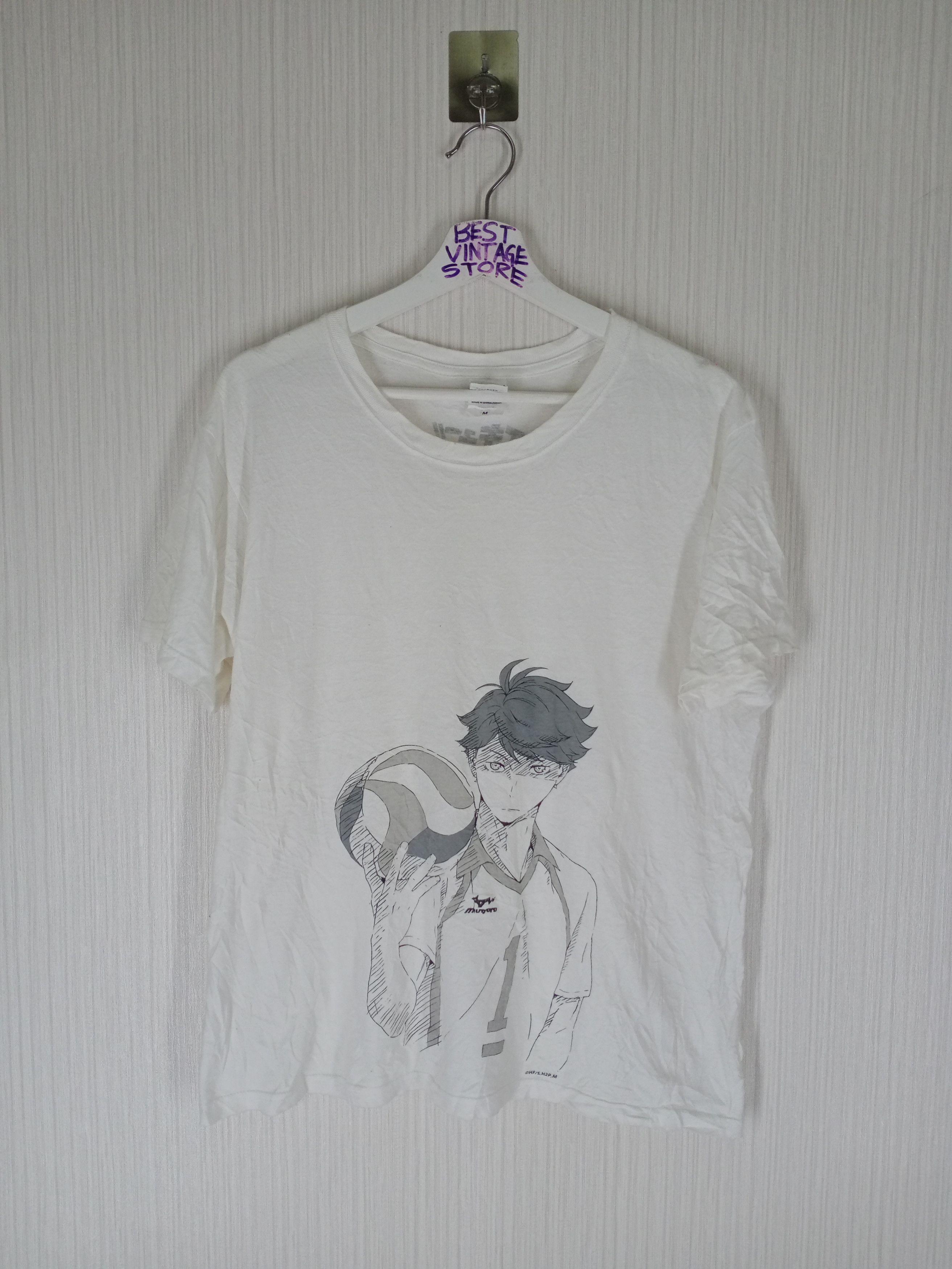 Anime Haikyu Kapasuno Hight School Anime Manga T Cartoon Size US M / EU 48-50 / 2 - 1 Thumbnail