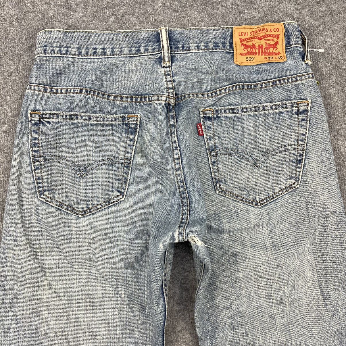 Levi's Vintage Levi's 569 Distressed Denim -wc043 Size US 33 - 10 Thumbnail