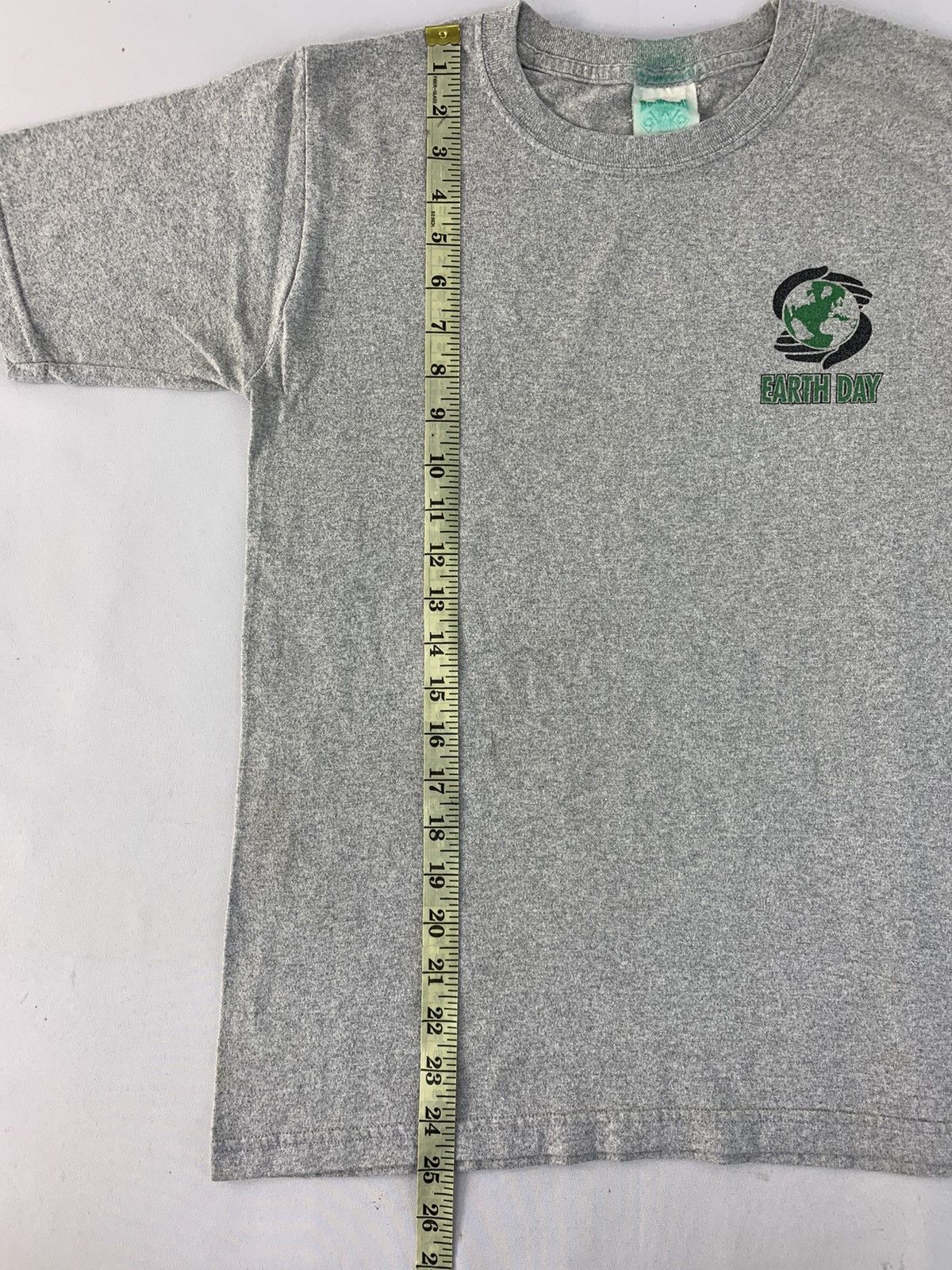 Vintage 90s Boo Weevil Earth Day 50/50 Big Logo Promo Tee Size US S / EU 44-46 / 1 - 8 Thumbnail