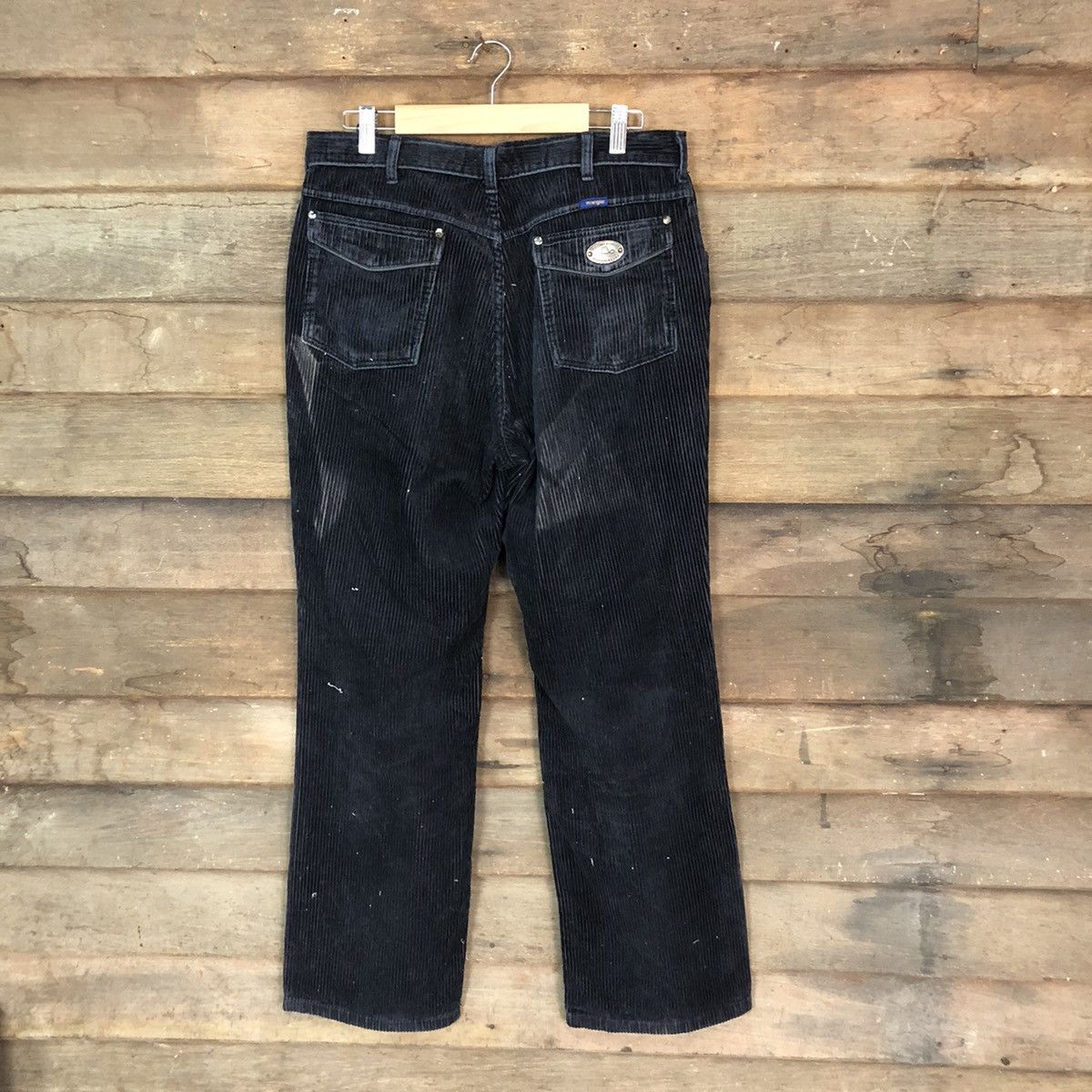 Vintage Wrangler Dark Blue vintage Conduroi Pants #7072 Size US 33 - 7 Thumbnail