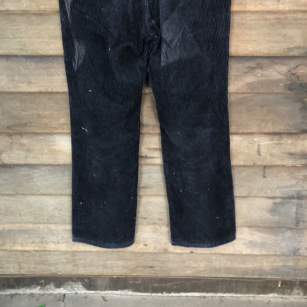 Vintage Wrangler Dark Blue vintage Conduroi Pants #7072 Size US 33 - 9 Thumbnail