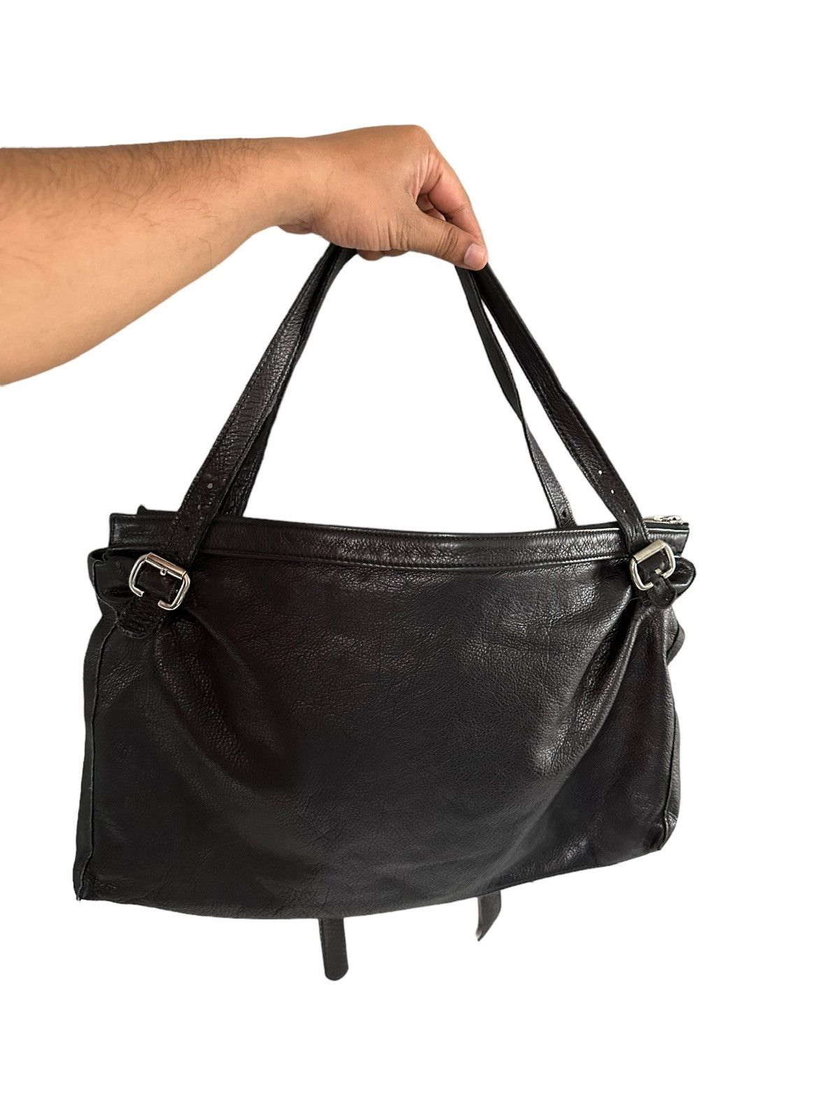 If Six Was Nine KMRII , LGB style studded leather messenger bag Size ONE SIZE - 8 Thumbnail
