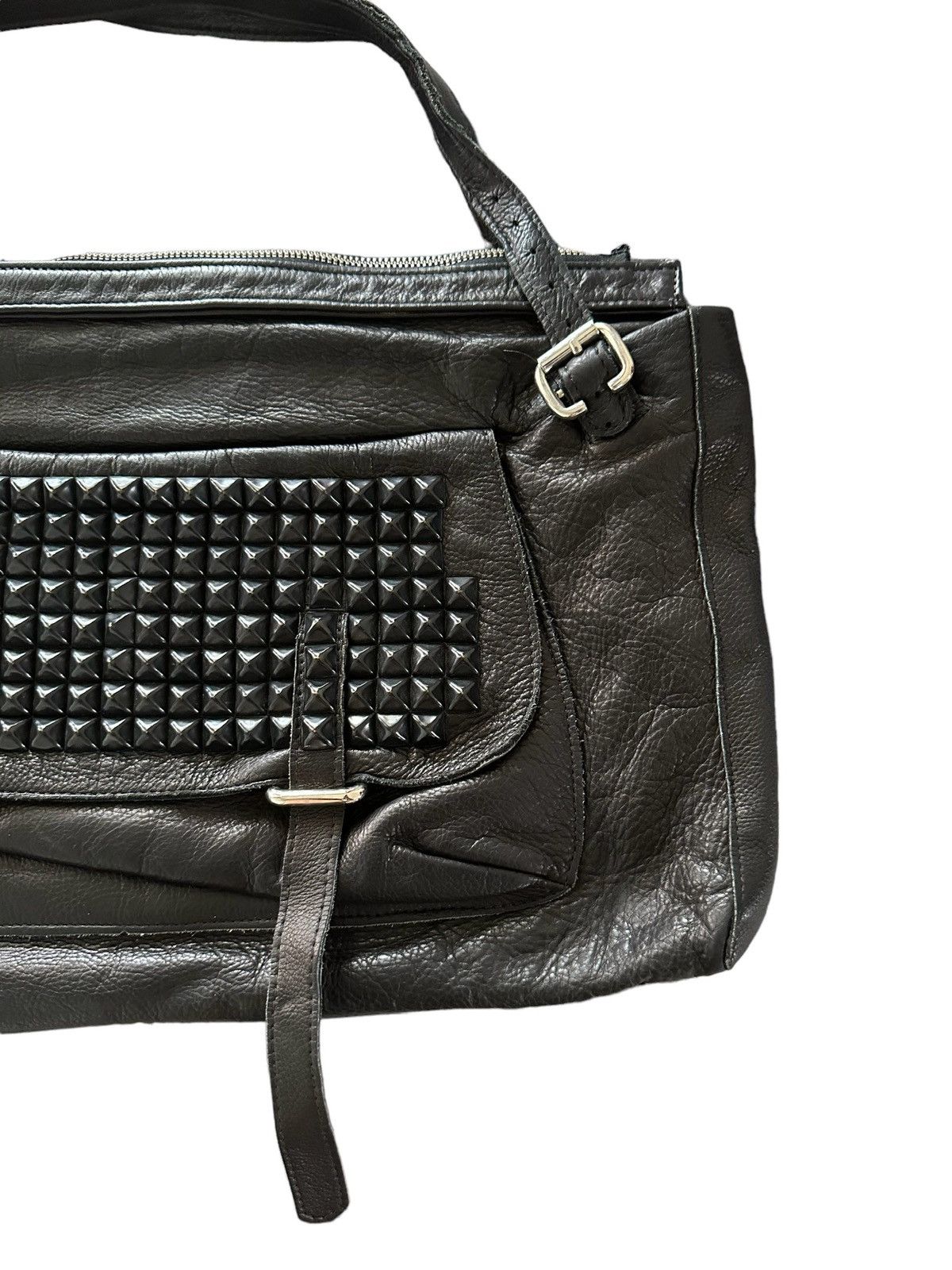 If Six Was Nine KMRII , LGB style studded leather messenger bag Size ONE SIZE - 2 Thumbnail