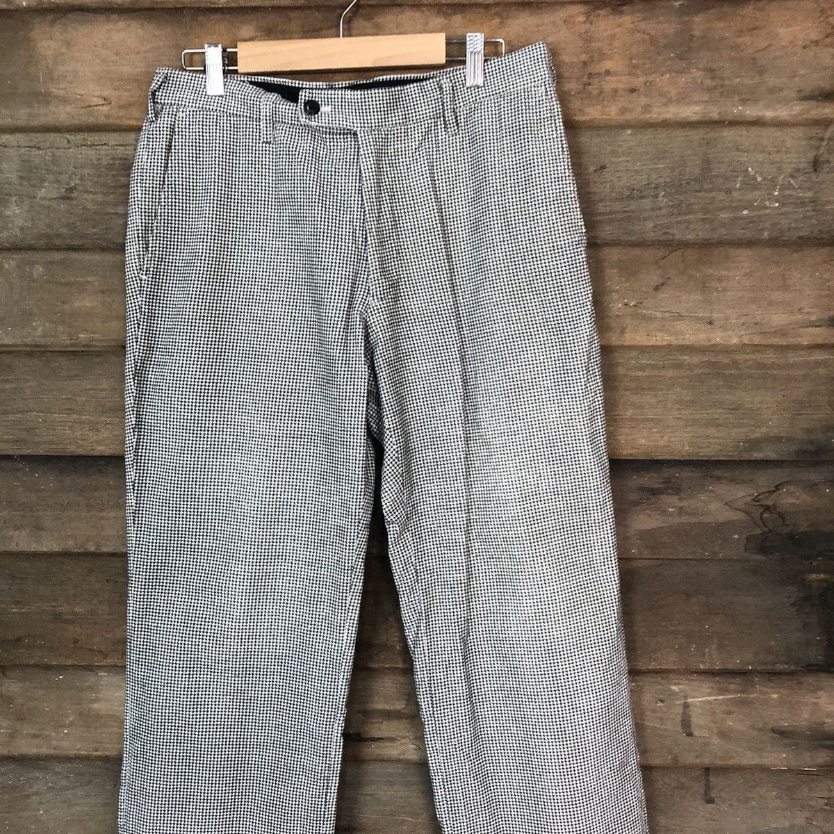 Japanese Brand Japanese Brand Checkred Casual Pants #7077 Size US 29 - 2 Thumbnail
