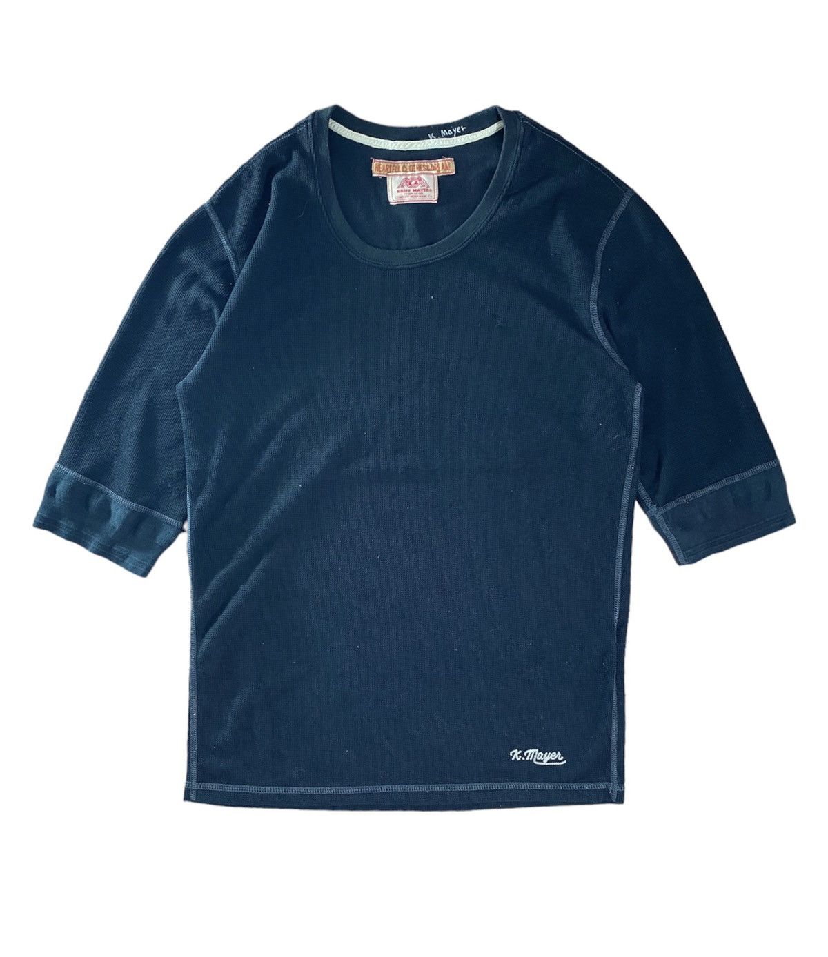 Japanese Brand × Vintage Vintage Kriff Mayer Quater Sleeve tees Size M Size US M / EU 48-50 / 2 - 1 Thumbnail