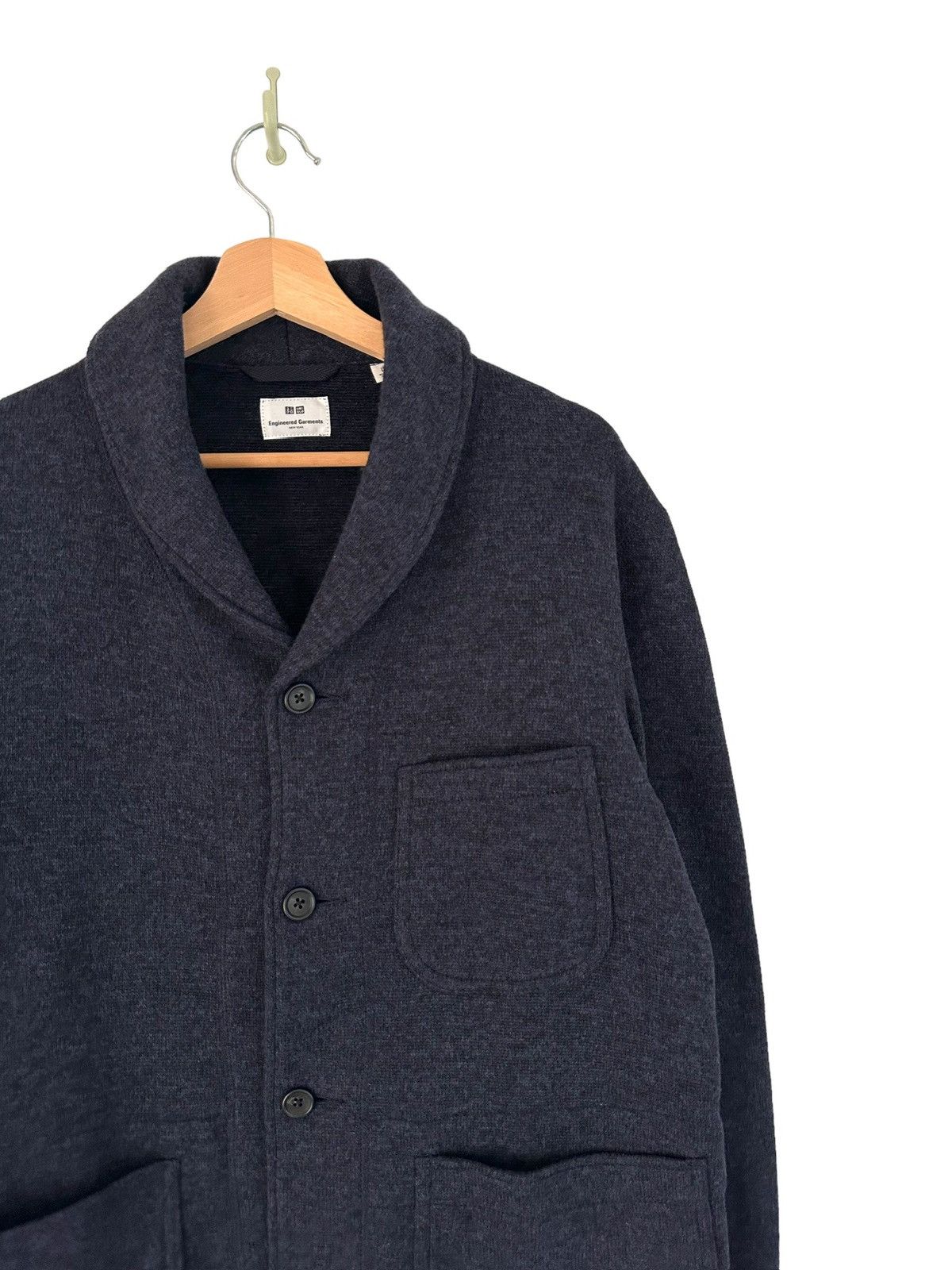 Engineered Garments A/W2020 Engineered Garment x Uniqlo Shawl collar jacket Size US L / EU 52-54 / 3 - 3 Thumbnail