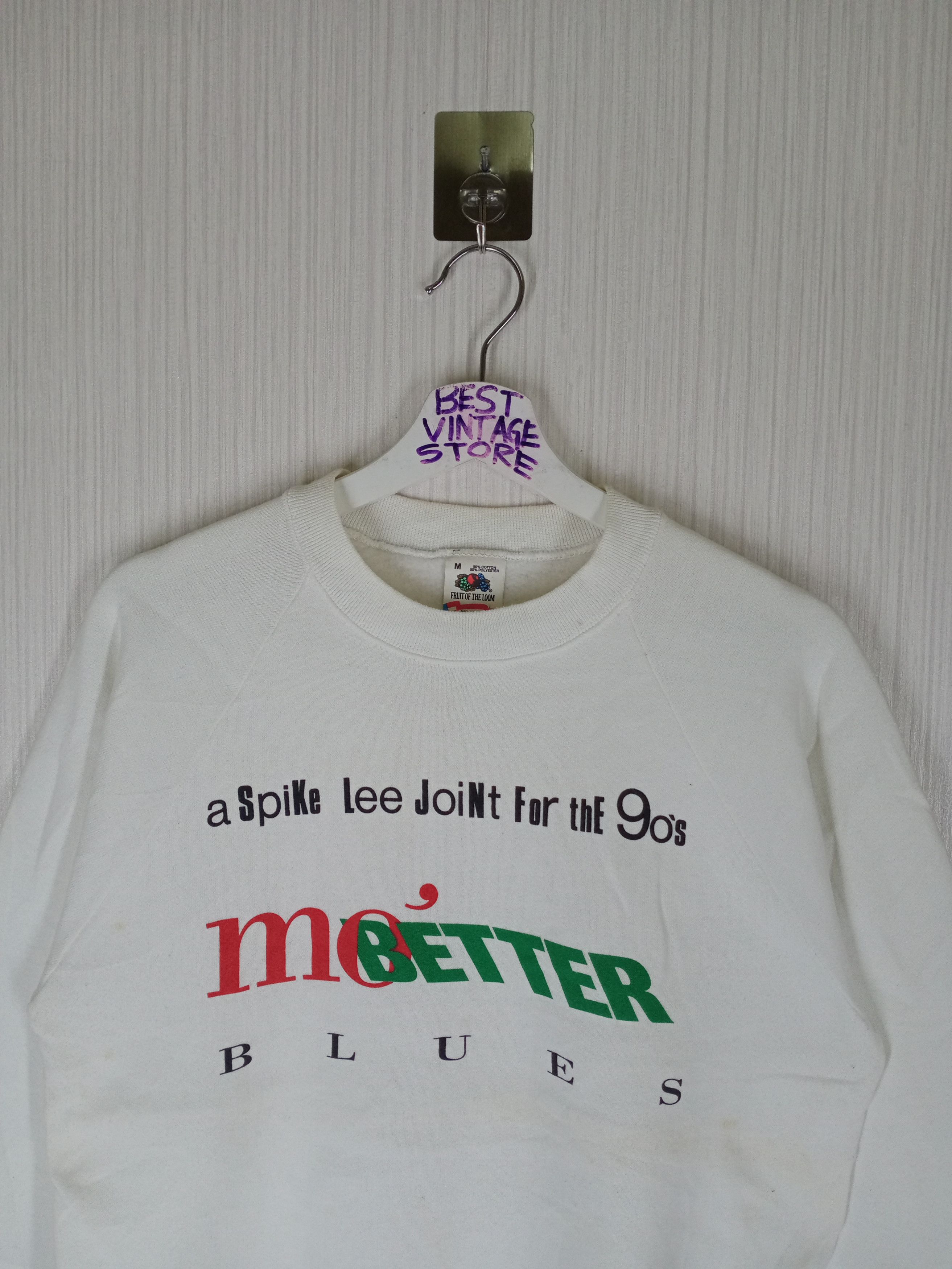 Vintage Spike Lee 90s MO' BETTER Blues BENEATH THE UNDERDOG Size US M / EU 48-50 / 2 - 2 Thumbnail