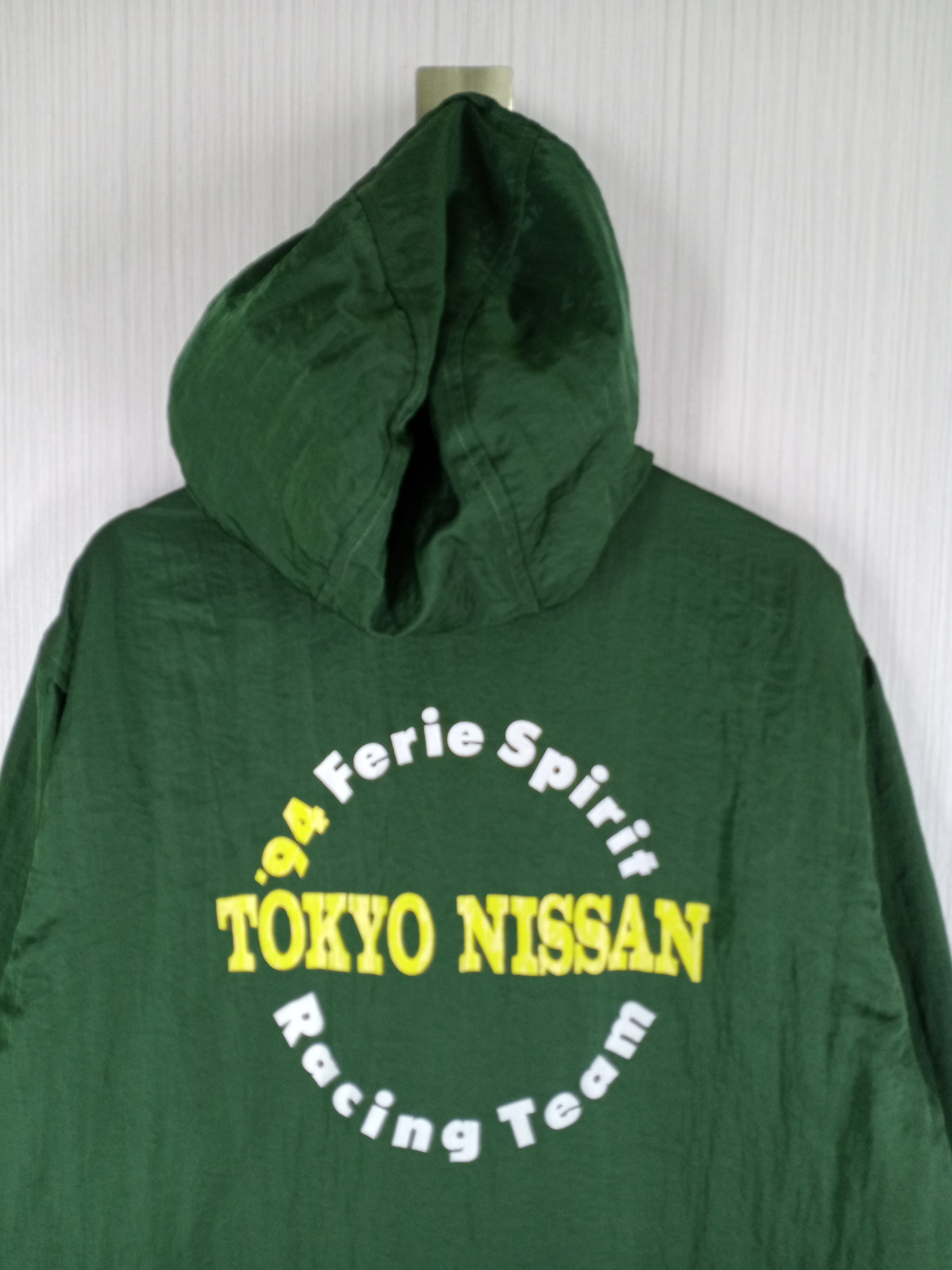 Japanese Brand 90s Tokyo Nissan Ferie Spirit Racing Team Long Jacket Size US XL / EU 56 / 4 - 5 Thumbnail