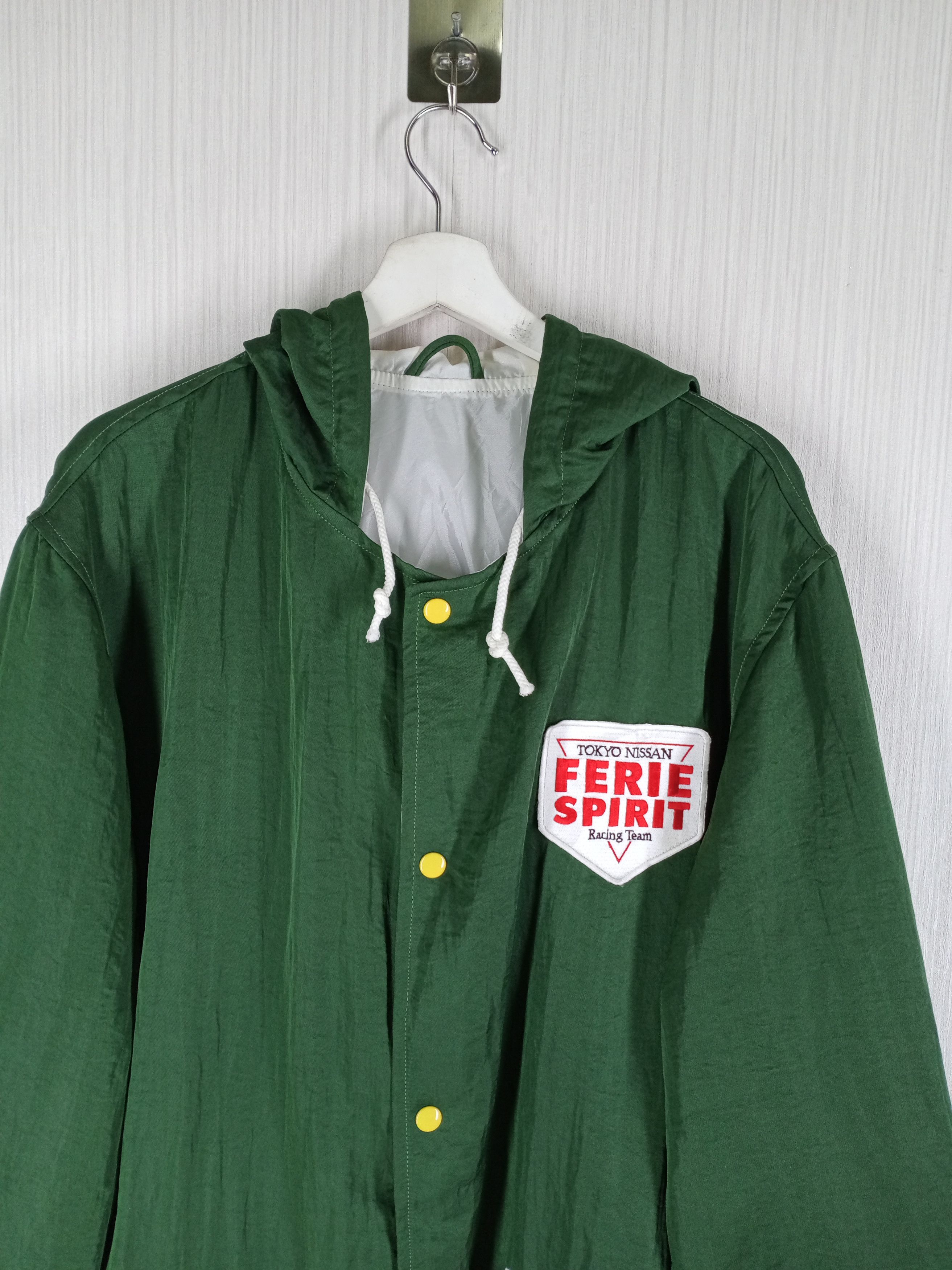 Japanese Brand 90s Tokyo Nissan Ferie Spirit Racing Team Long Jacket Size US XL / EU 56 / 4 - 4 Thumbnail