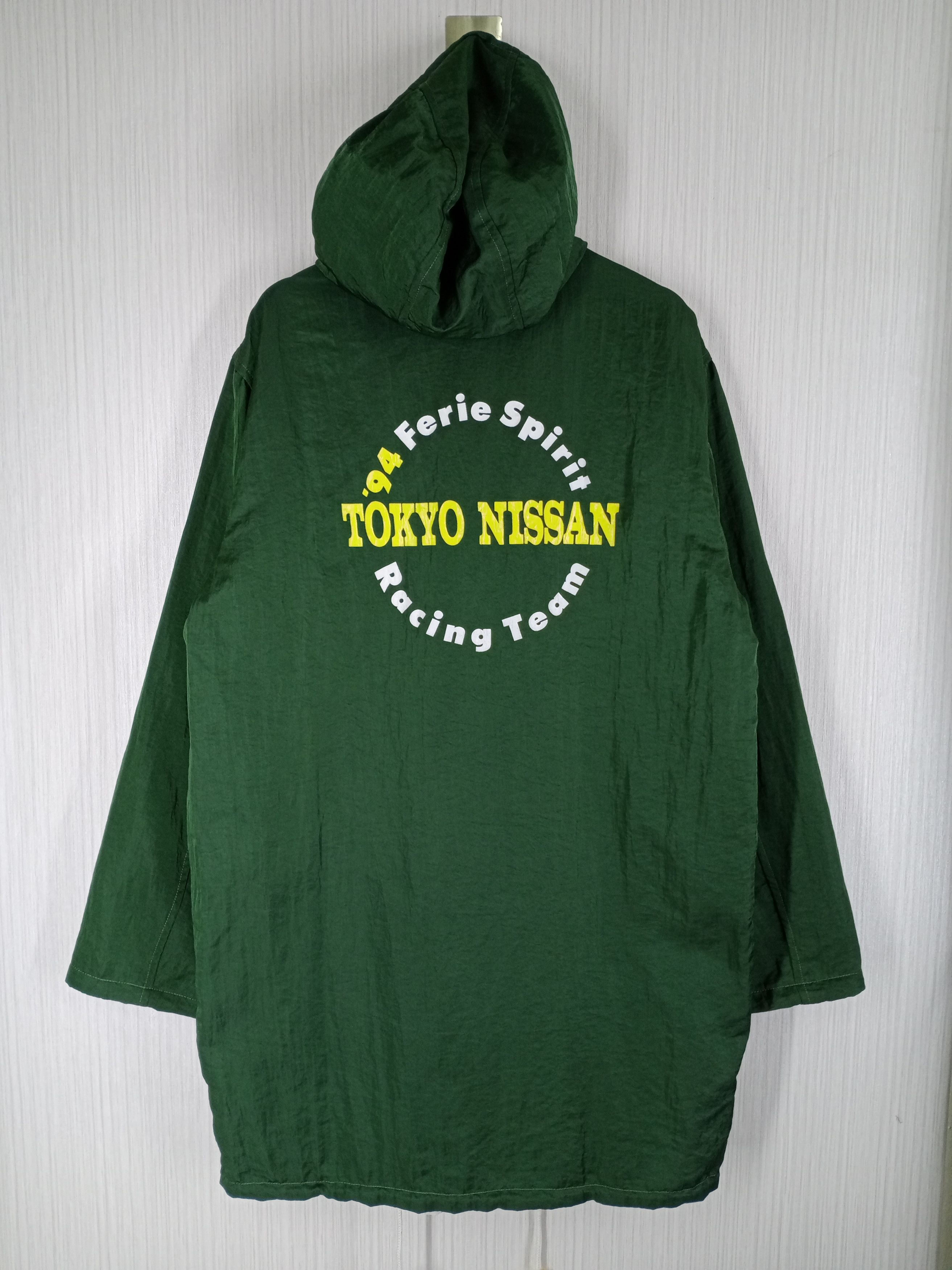 Japanese Brand 90s Tokyo Nissan Ferie Spirit Racing Team Long Jacket Size US XL / EU 56 / 4 - 2 Thumbnail