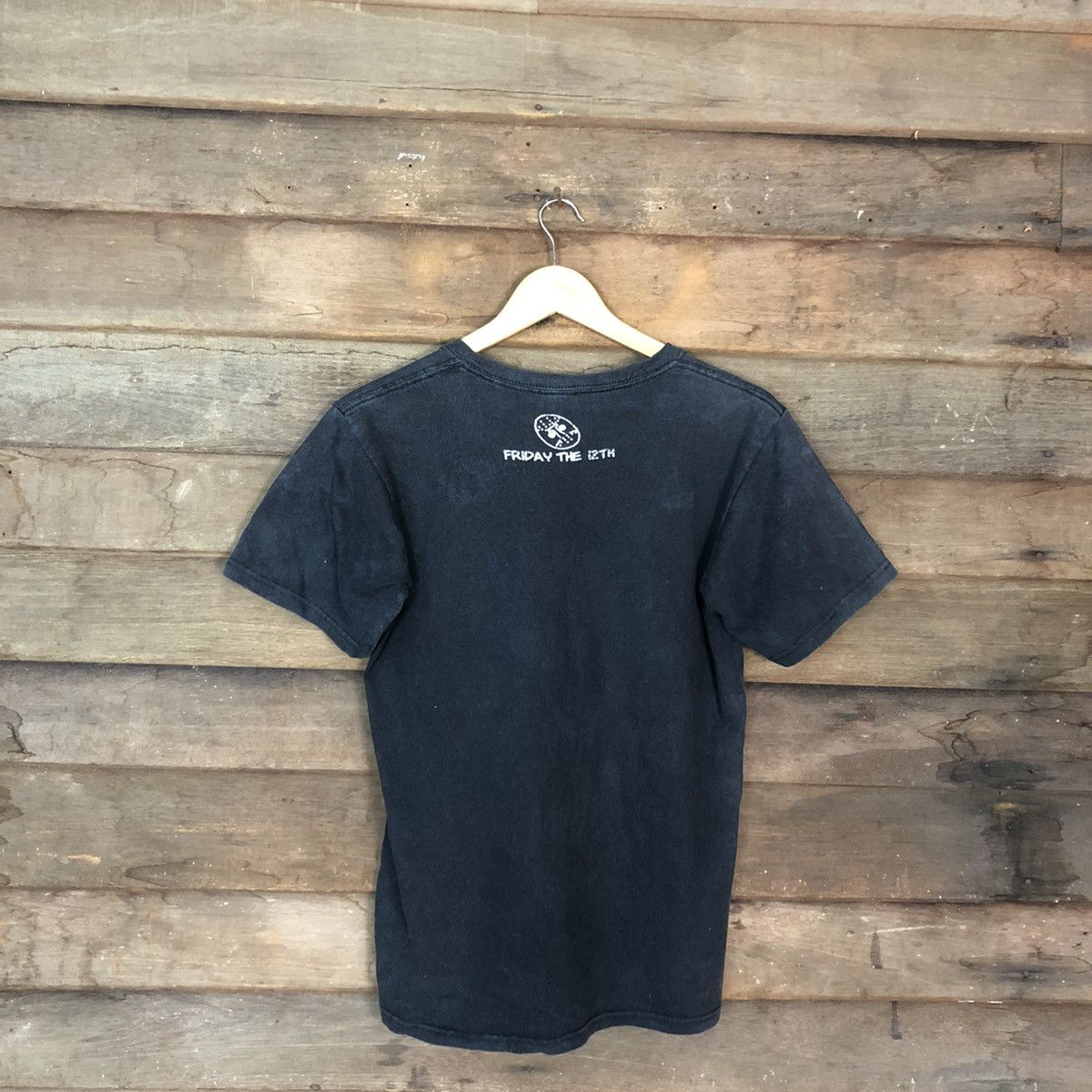 Expert Horror × Vintage Friday The 12th Black Short Sleeve Shirt #5896 Size US S / EU 44-46 / 1 - 13 Thumbnail