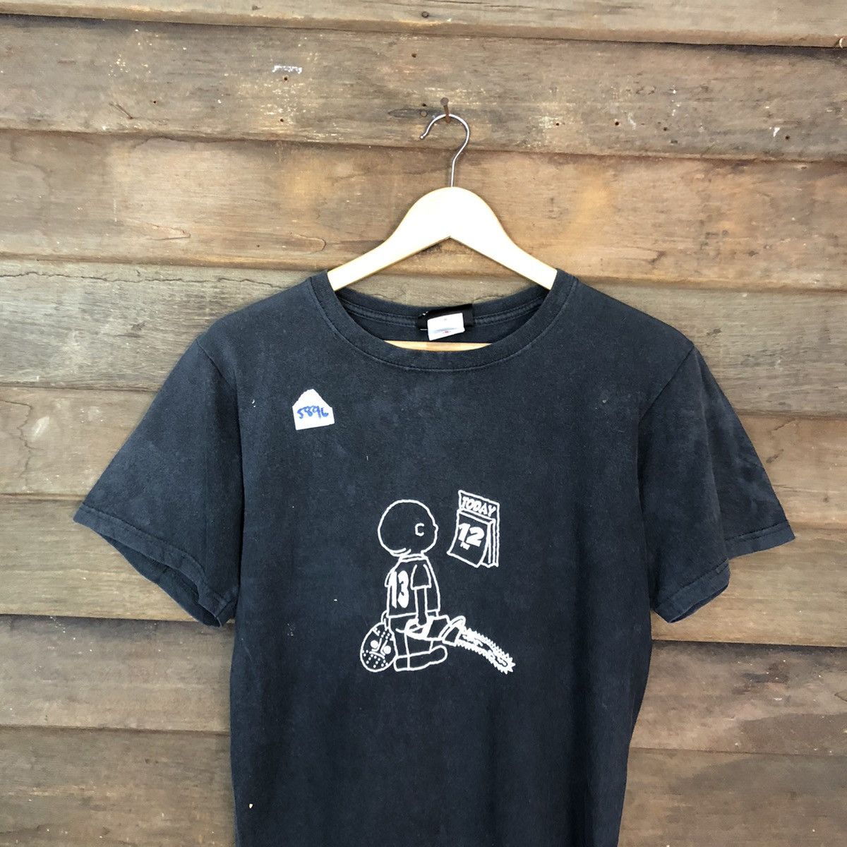 Expert Horror × Vintage Friday The 12th Black Short Sleeve Shirt #5896 Size US S / EU 44-46 / 1 - 7 Thumbnail