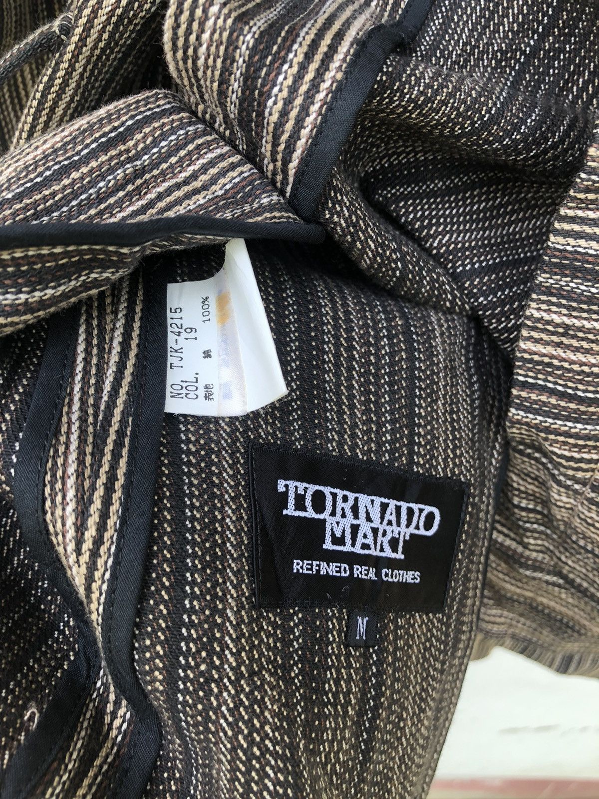 Japanese Brand 🔥Japanese Brand Tornado Mart Japan Stripe Casual Jacket Size US M / EU 48-50 / 2 - 5 Thumbnail