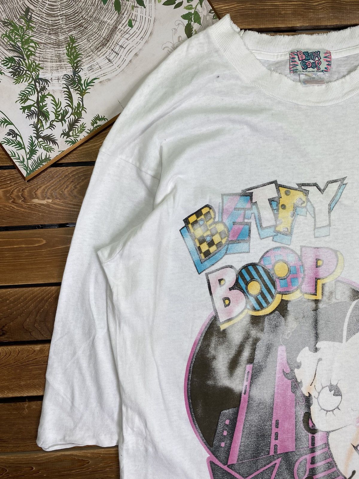 Fruit Of The Loom × Vintage Vintage Betty Boop New York Fleischer Studio Size L Size US L / EU 52-54 / 3 - 6 Thumbnail