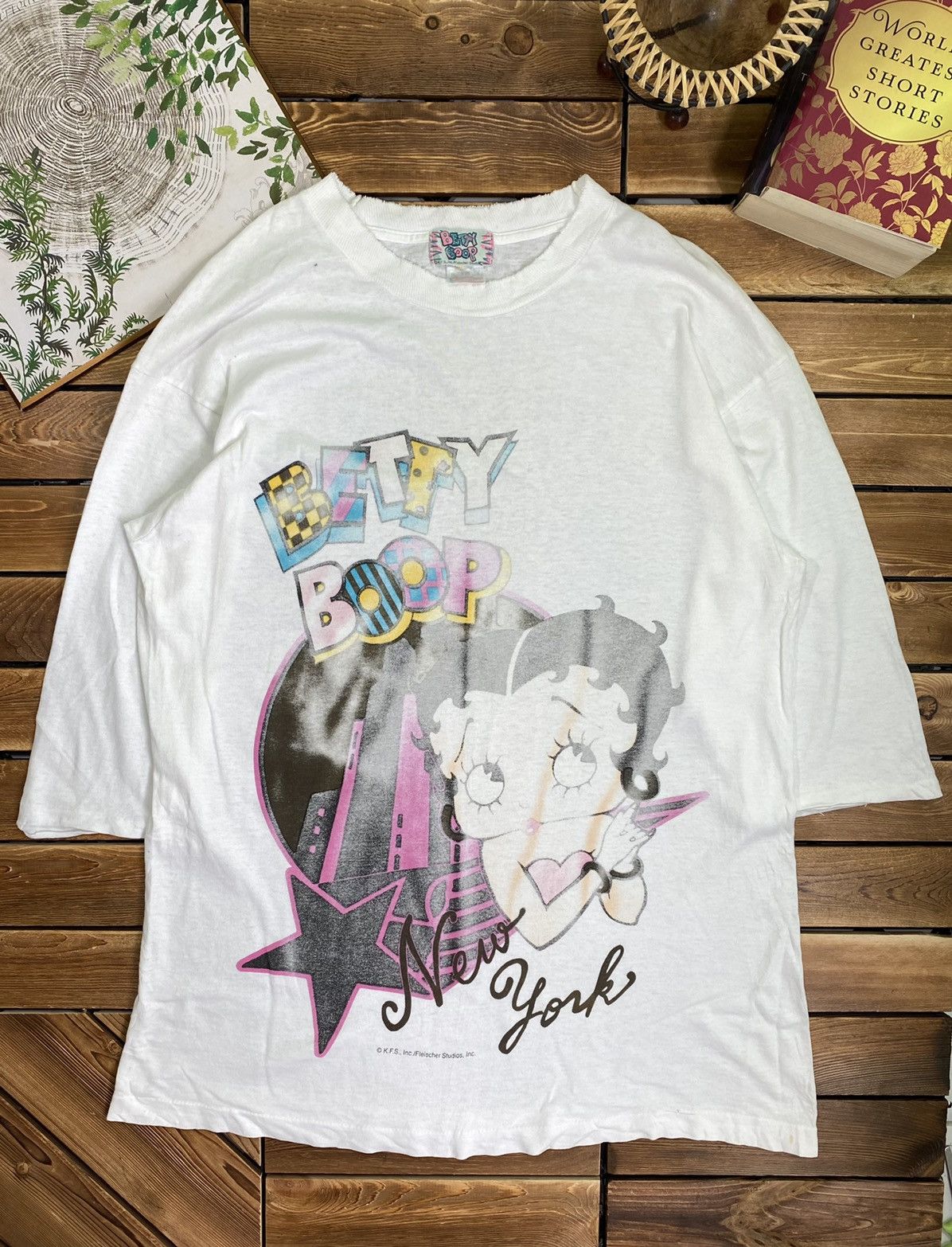 Fruit Of The Loom × Vintage Vintage Betty Boop New York Fleischer Studio Size L Size US L / EU 52-54 / 3 - 2 Thumbnail