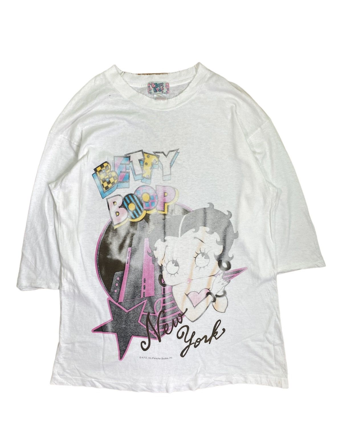 Fruit Of The Loom × Vintage Vintage Betty Boop New York Fleischer Studio Size L Size US L / EU 52-54 / 3 - 1 Thumbnail