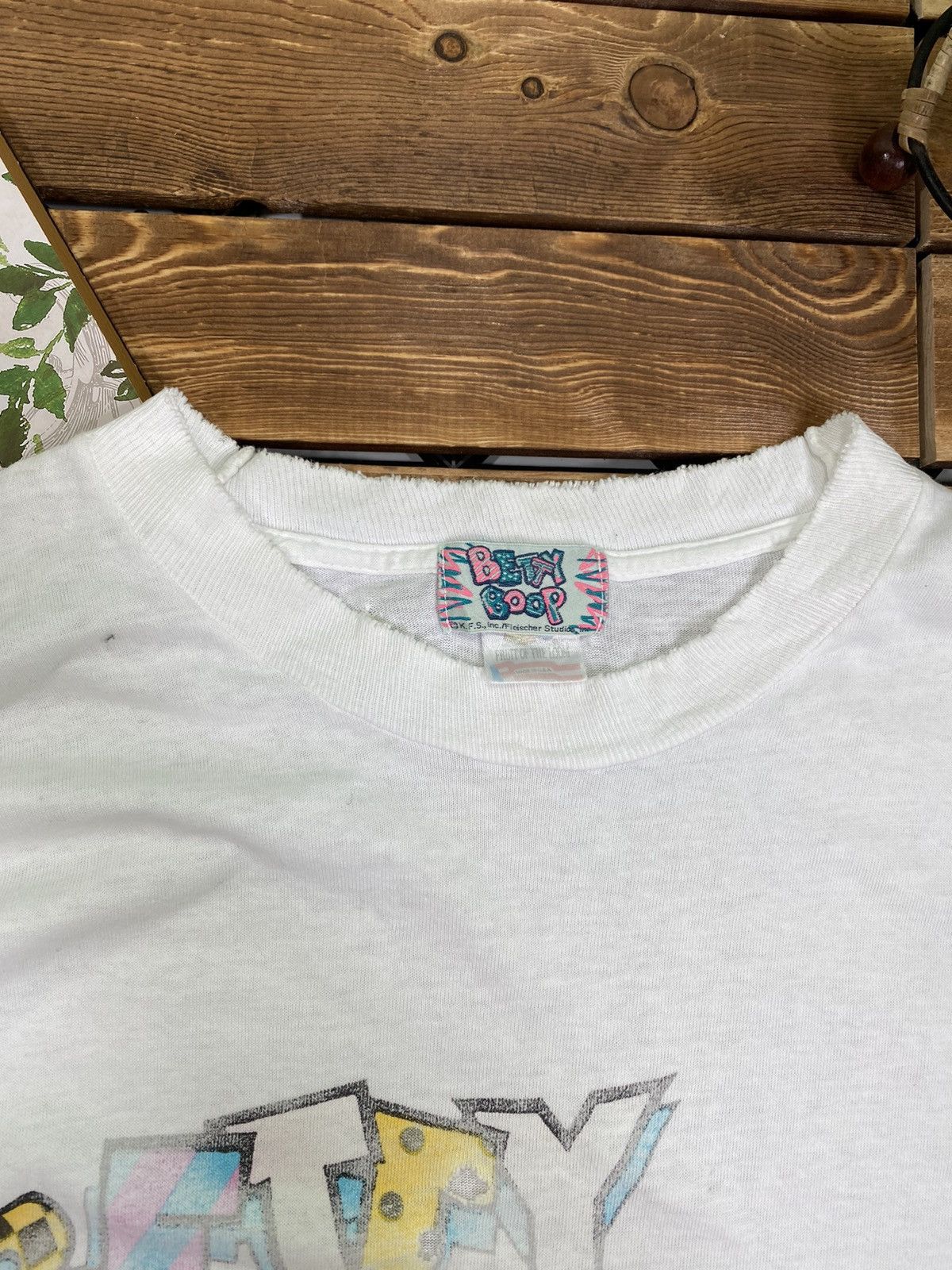 Fruit Of The Loom × Vintage Vintage Betty Boop New York Fleischer Studio Size L Size US L / EU 52-54 / 3 - 9 Thumbnail