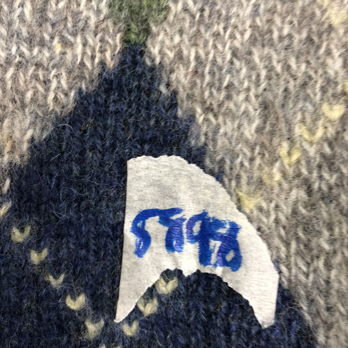 Homespun Knitwear × Japanese Brand × Vintage Lucky Strike vintage mohair Grey Knitwear sweatshirt #5898 Size US L / EU 52-54 / 3 - 10 Thumbnail