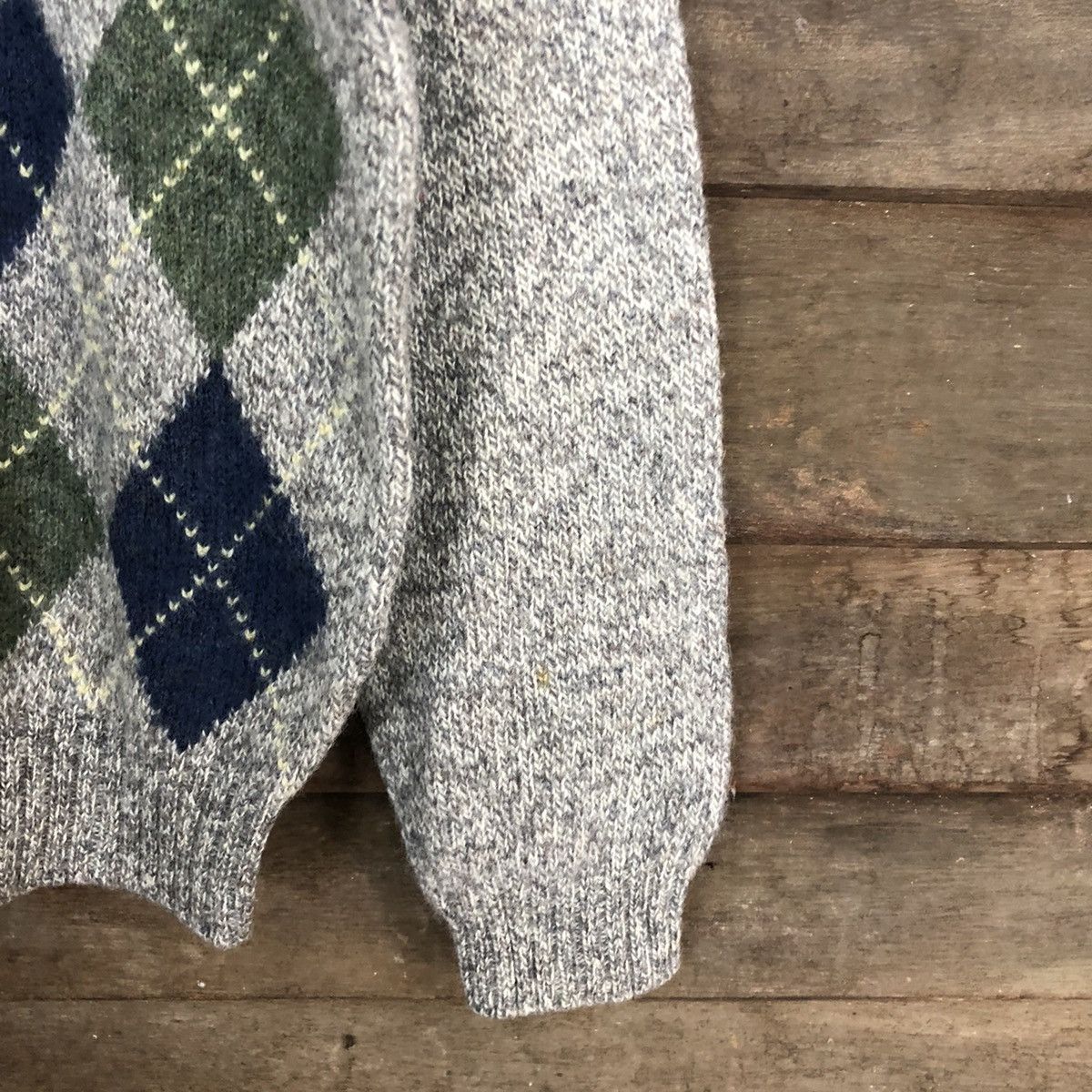 Homespun Knitwear × Japanese Brand × Vintage Lucky Strike vintage mohair Grey Knitwear sweatshirt #5898 Size US L / EU 52-54 / 3 - 4 Thumbnail