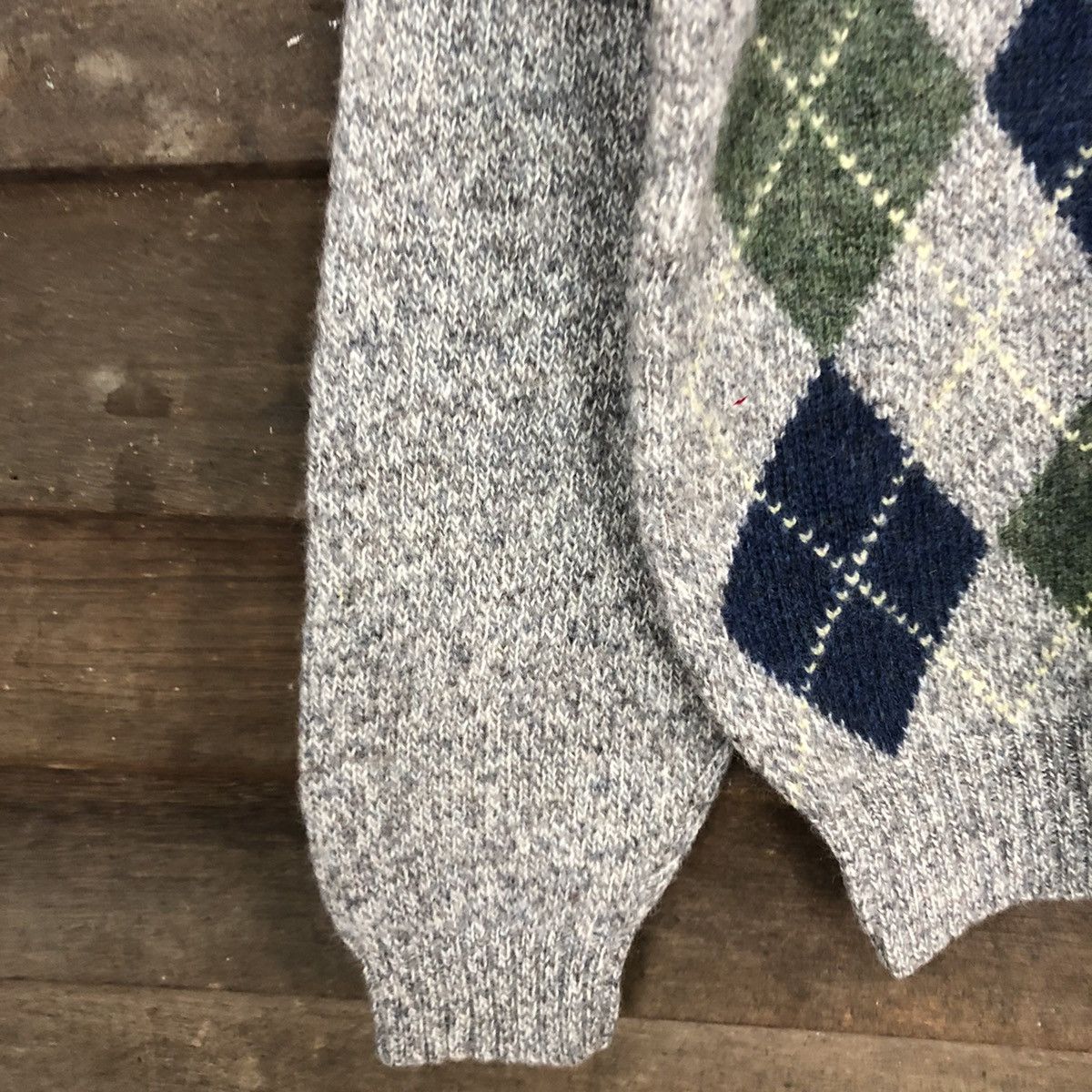 Homespun Knitwear × Japanese Brand × Vintage Lucky Strike vintage mohair Grey Knitwear sweatshirt #5898 Size US L / EU 52-54 / 3 - 6 Thumbnail