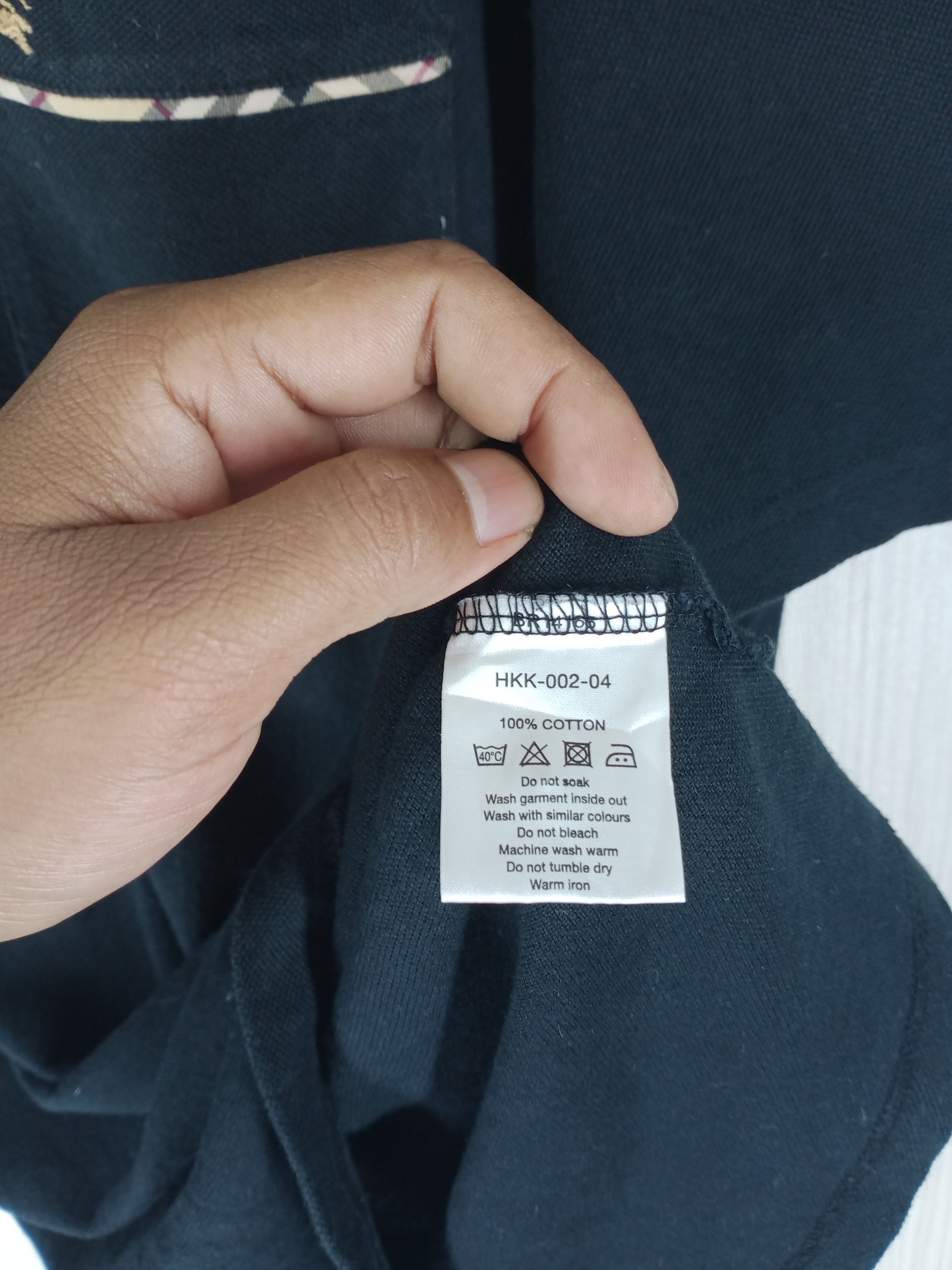 Burberry Burberry London Polo Black Shirt Size US XL / EU 56 / 4 - 6 Thumbnail