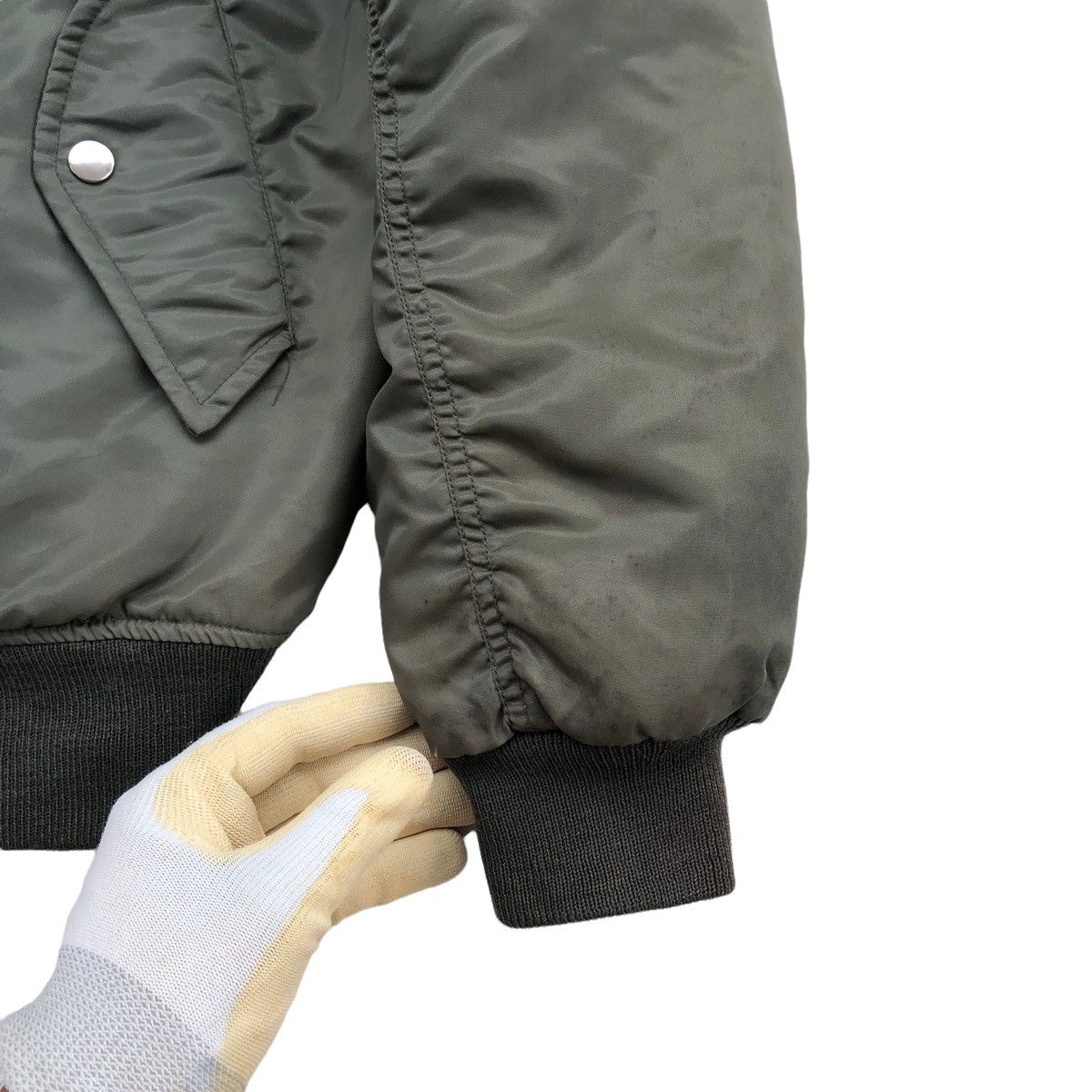 Vintage 🔥Vintage Sun Faded Ma-1 Man Intermediate Bomber Jacket Size US L / EU 52-54 / 3 - 11 Thumbnail