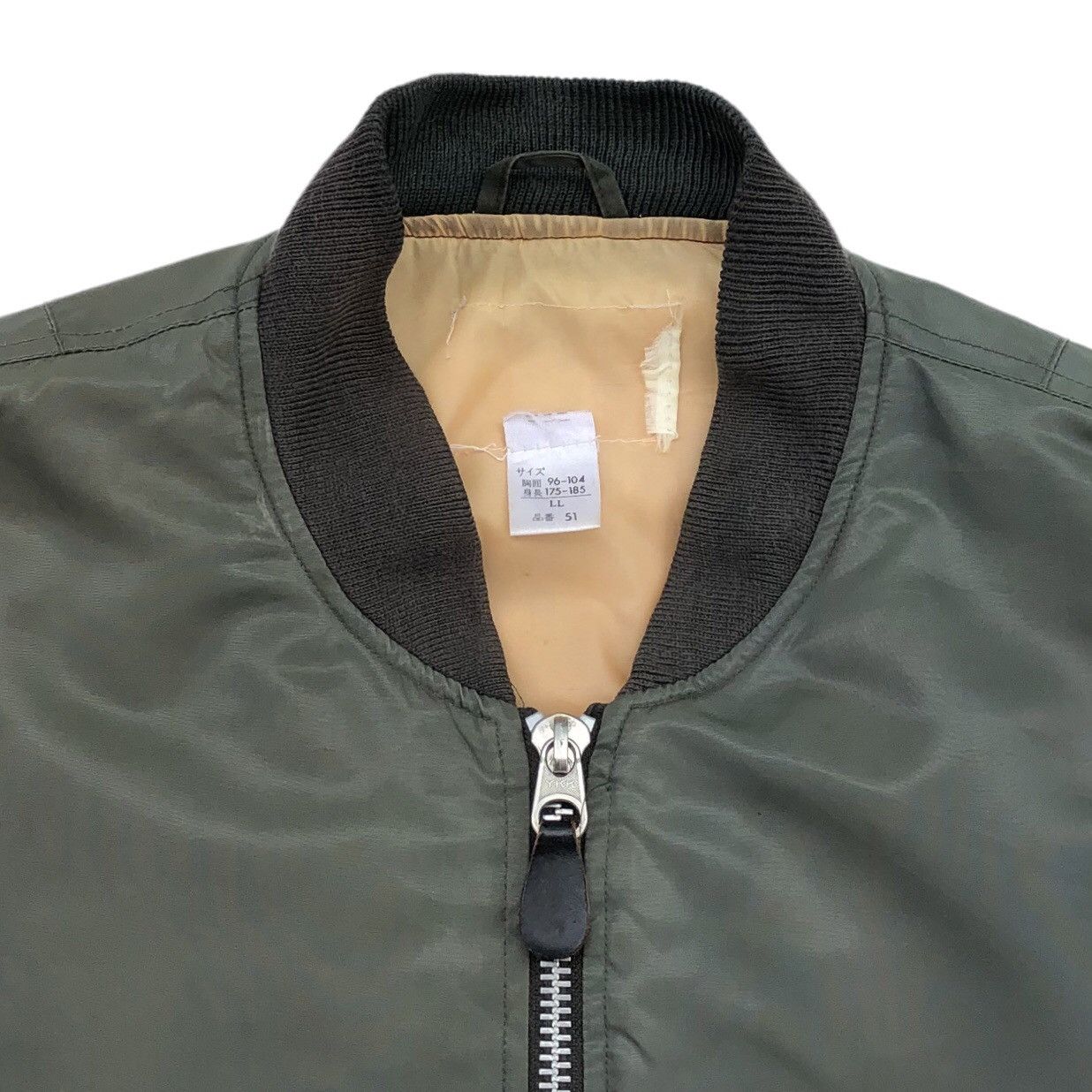 Vintage 🔥Vintage Sun Faded Ma-1 Man Intermediate Bomber Jacket Size US L / EU 52-54 / 3 - 13 Thumbnail