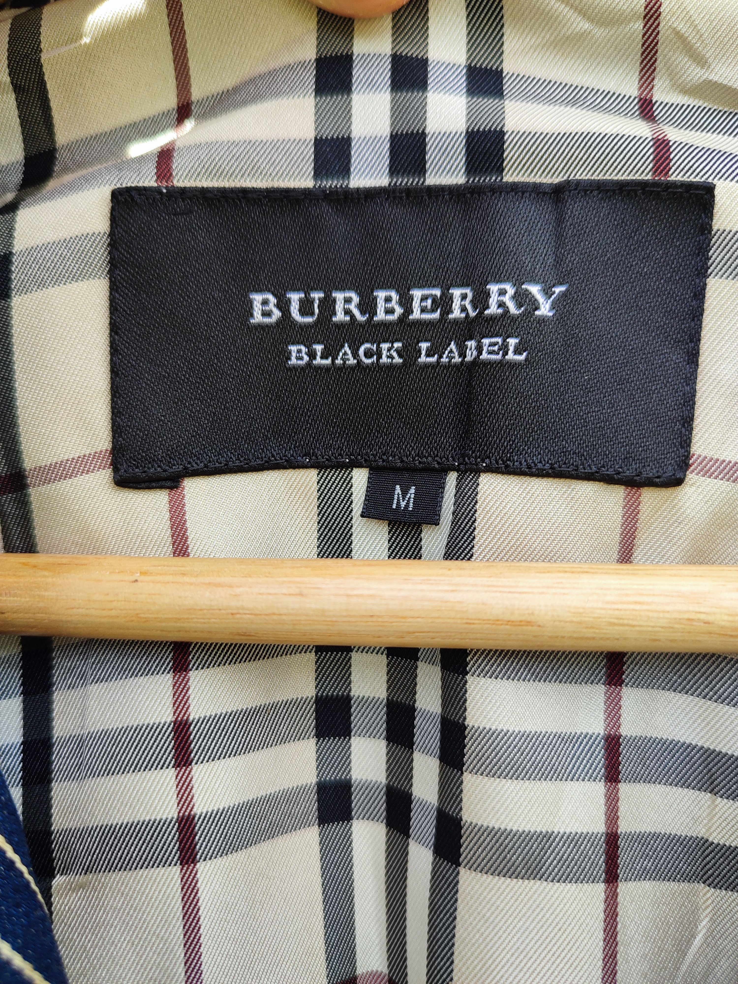 Burberry 🔥STEAL🔥Burberry Black Label Stripe Dark Blue Blazer Size 42R - 8 Thumbnail
