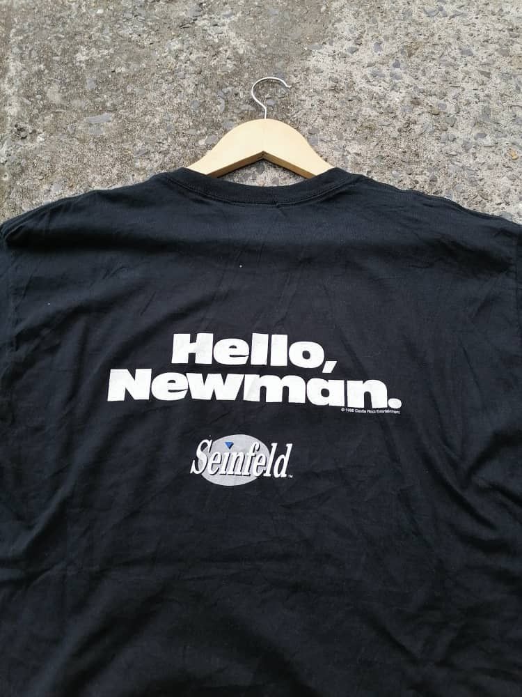 Vintage Vintage 90s Hello Newman Seinfeld Tee Size US L / EU 52-54 / 3 - 4 Thumbnail