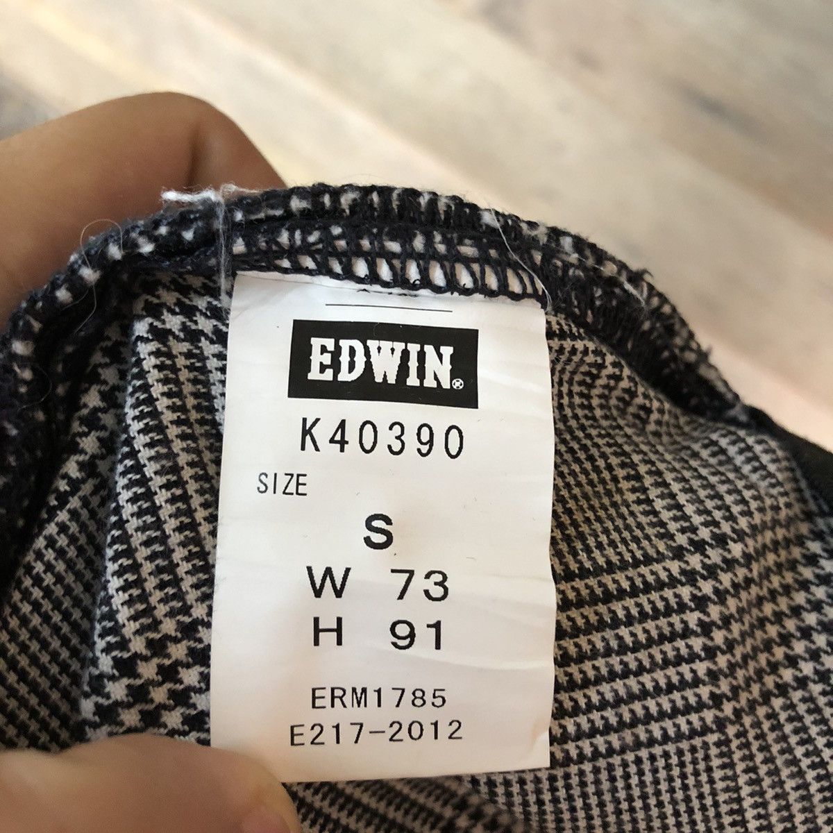 Edwin Edwin Khakis checkered Straight Cut Pants #4874 Size US 28 / EU 44 - 12 Thumbnail