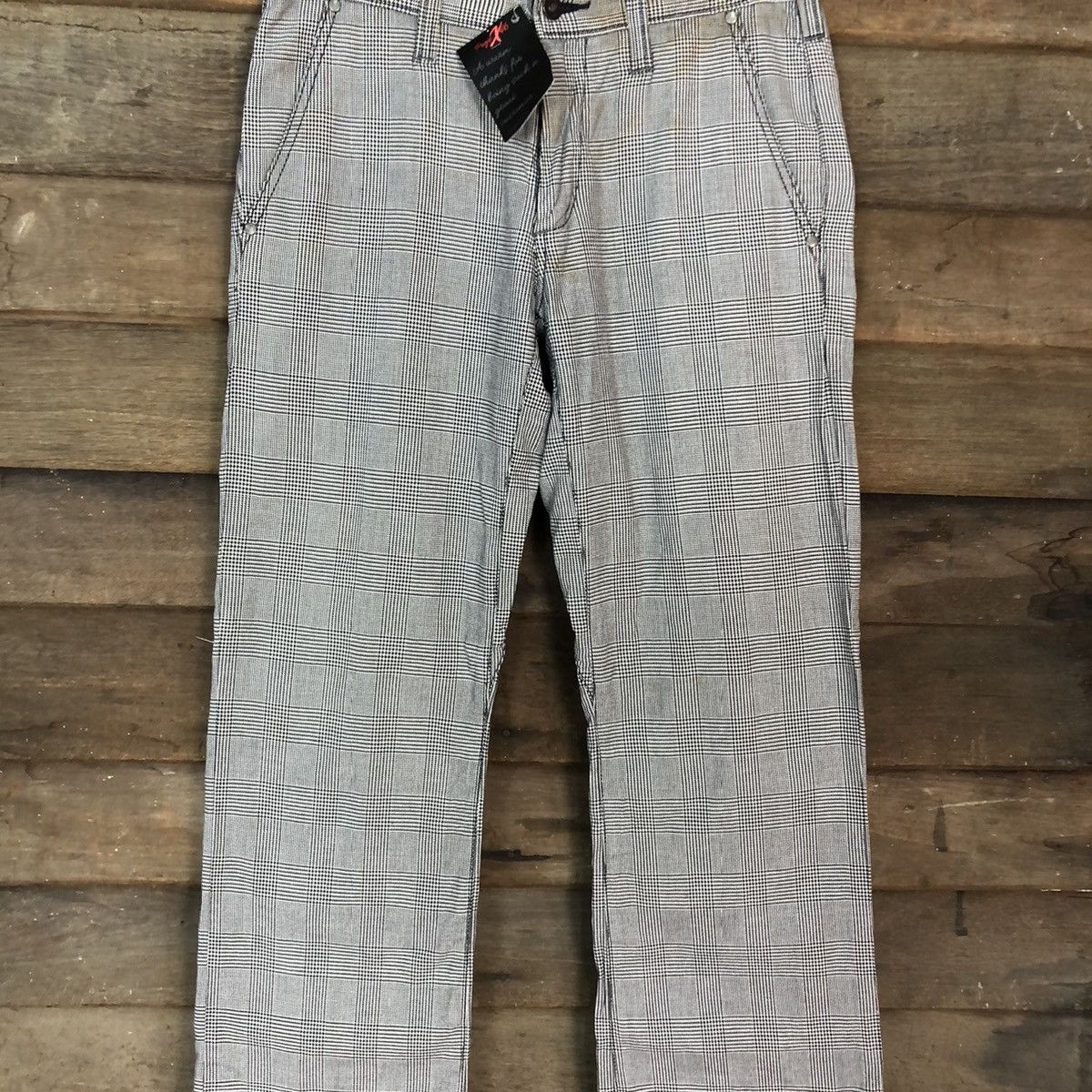 Edwin Edwin Khakis checkered Straight Cut Pants #4874 Size US 28 / EU 44 - 4 Thumbnail