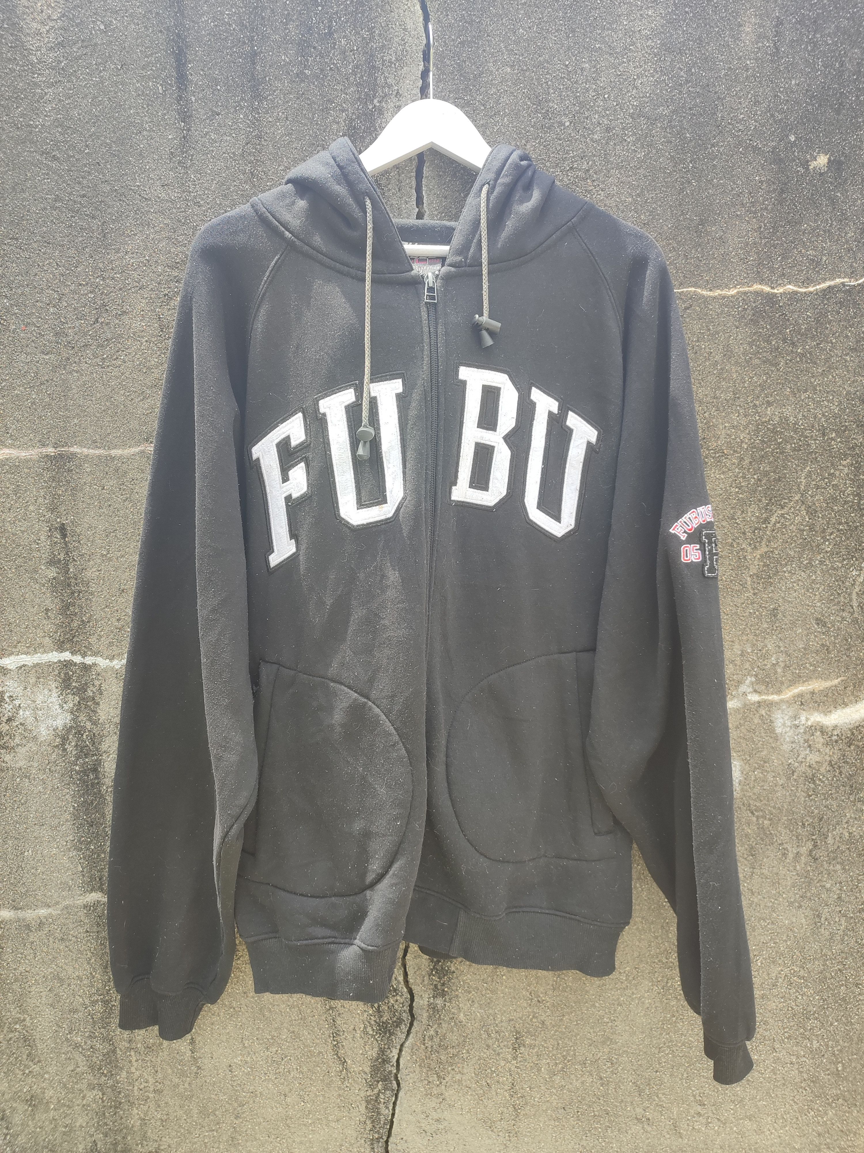Fubu Vintage FUBU Sports Zip Hoodie - 90s Hip-Hop Streetwear Size US XL / EU 56 / 4 - 1 Thumbnail