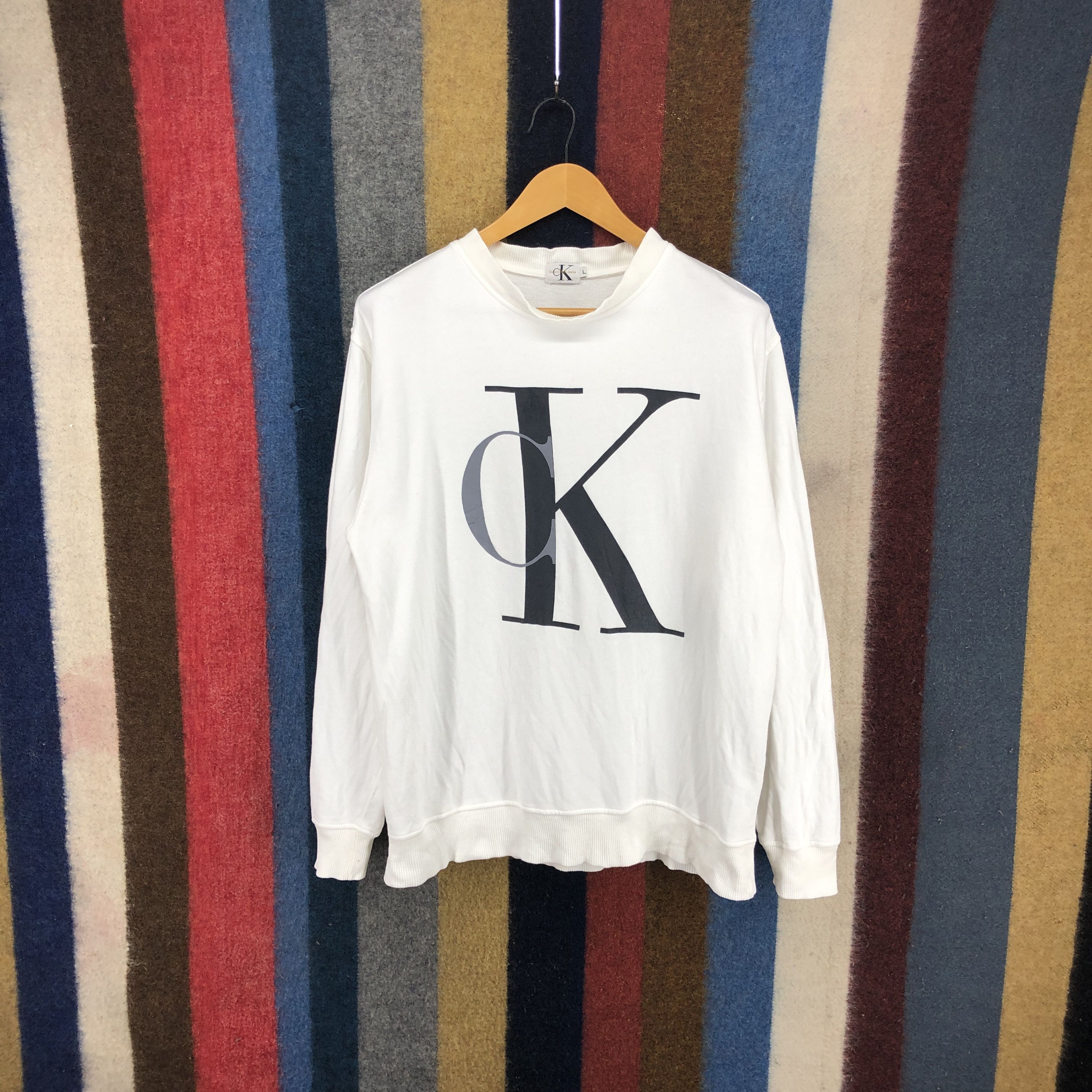 Calvin Klein CALVIN KLEIN JEANS Crew Neck Sweatshirt #0305/N Size US M / EU 48-50 / 2 - 1 Thumbnail