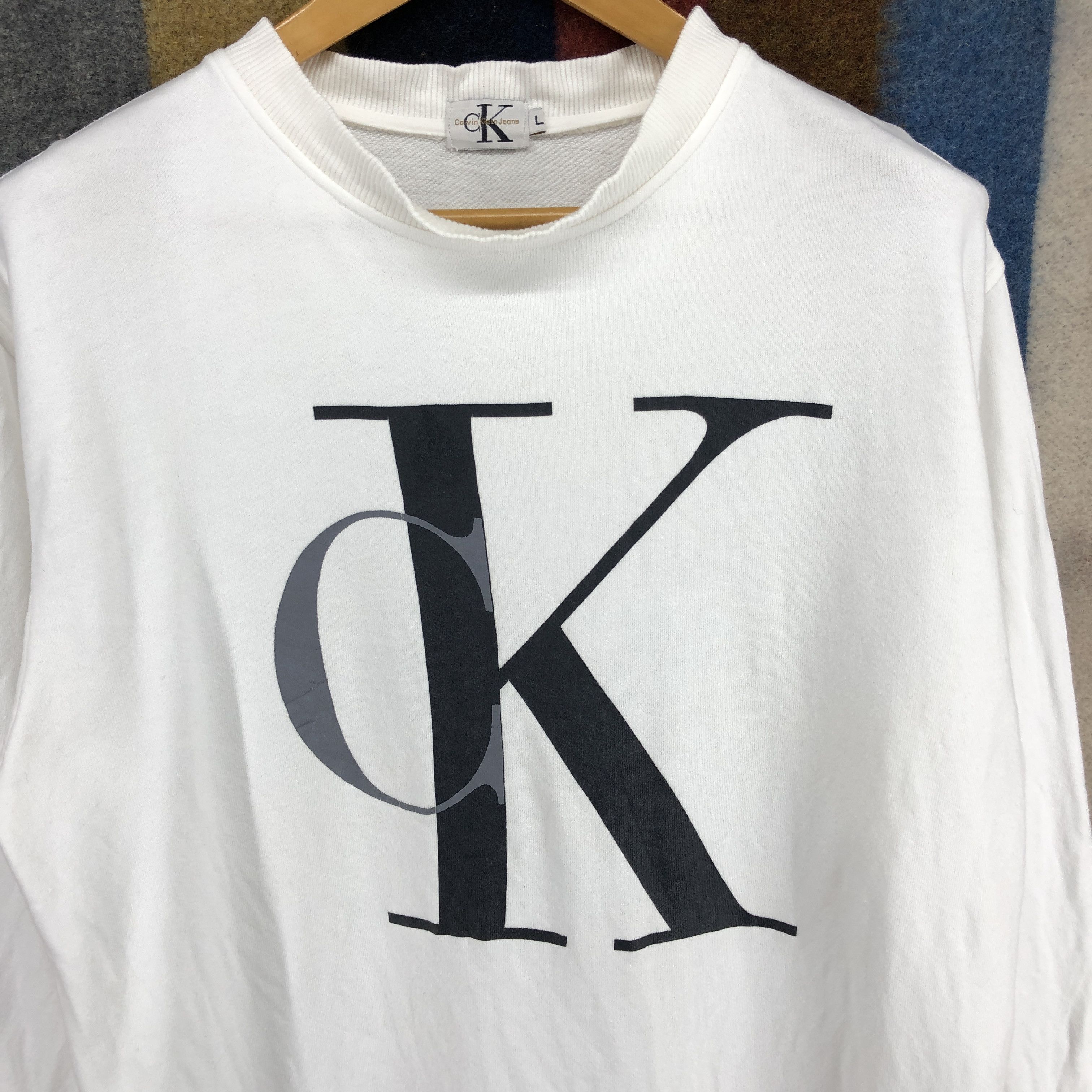 Calvin Klein CALVIN KLEIN JEANS Crew Neck Sweatshirt #0305/N Size US M / EU 48-50 / 2 - 2 Thumbnail