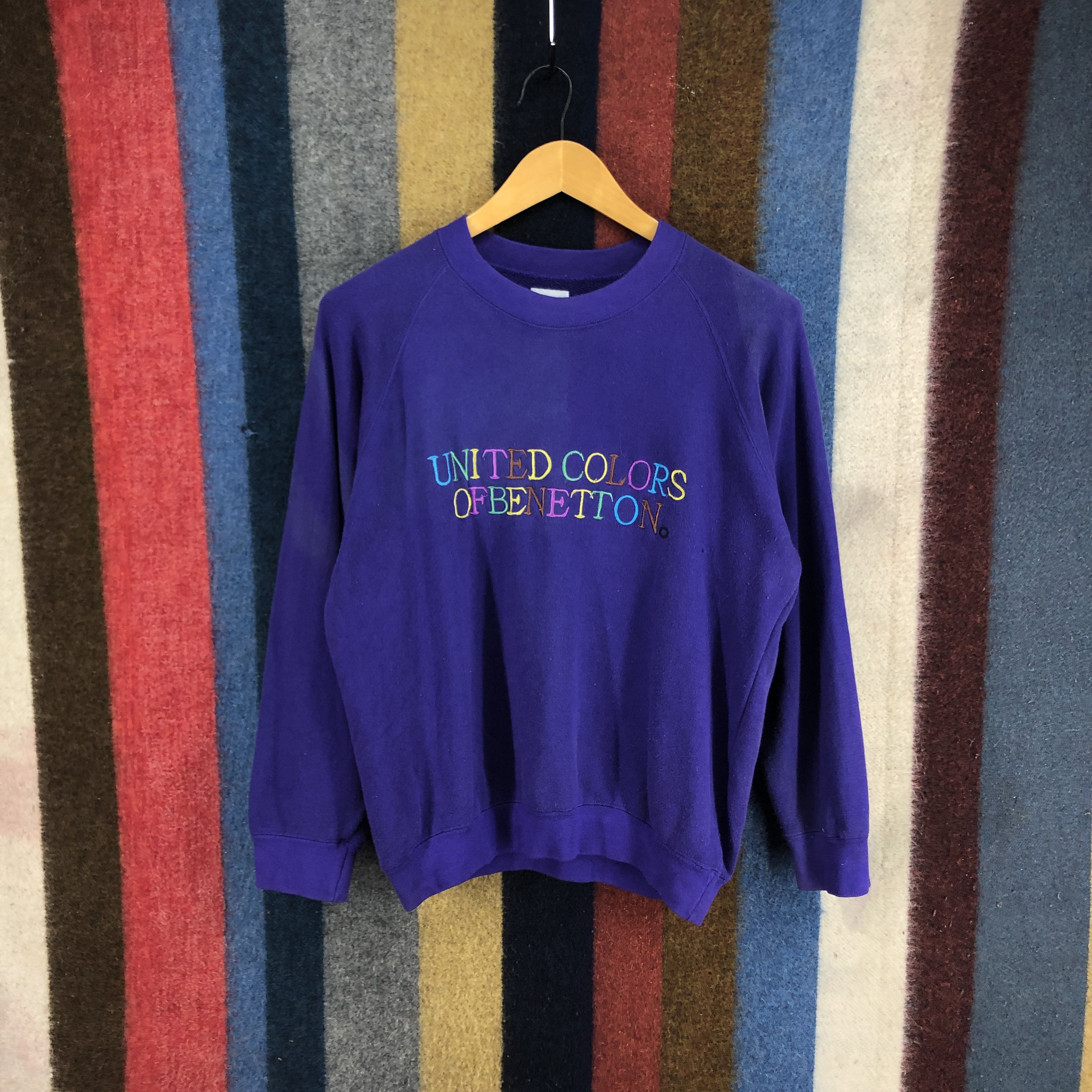 United Colors Of Benetton UNITED COLORS OF BENETTON Crew Neck Sweatshirt #0322/M Size US M / EU 48-50 / 2 - 1 Thumbnail