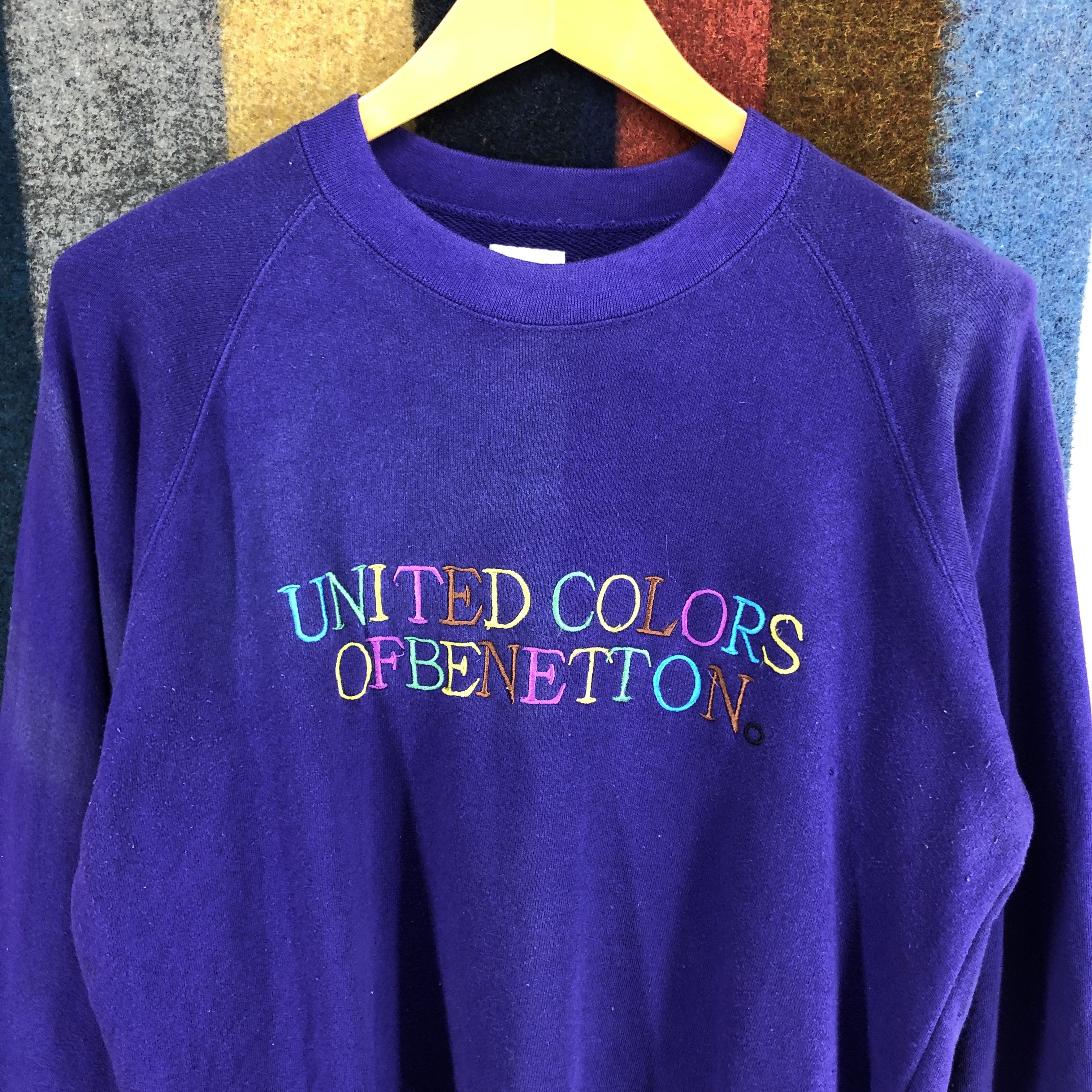 United Colors Of Benetton UNITED COLORS OF BENETTON Crew Neck Sweatshirt #0322/M Size US M / EU 48-50 / 2 - 2 Thumbnail