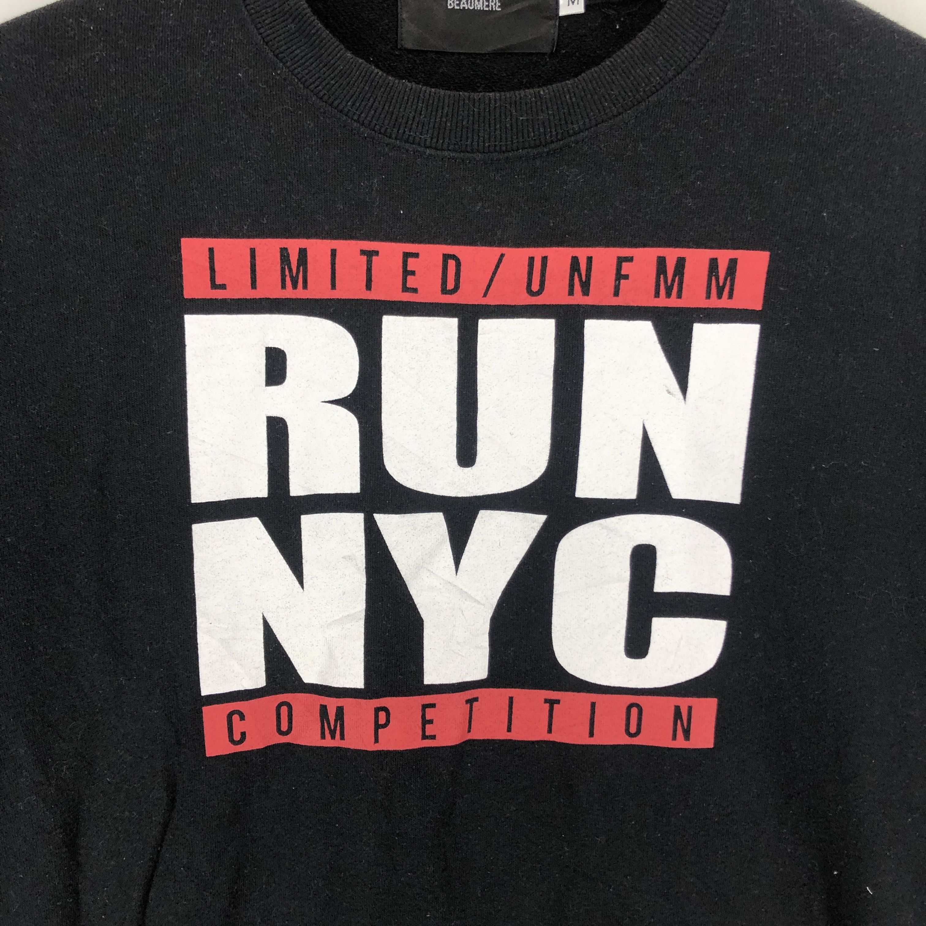 Japanese Brand BEAUMERE RUN NYC Crew Neck Sweatshirt #2132-73 Size US S / EU 44-46 / 1 - 2 Thumbnail