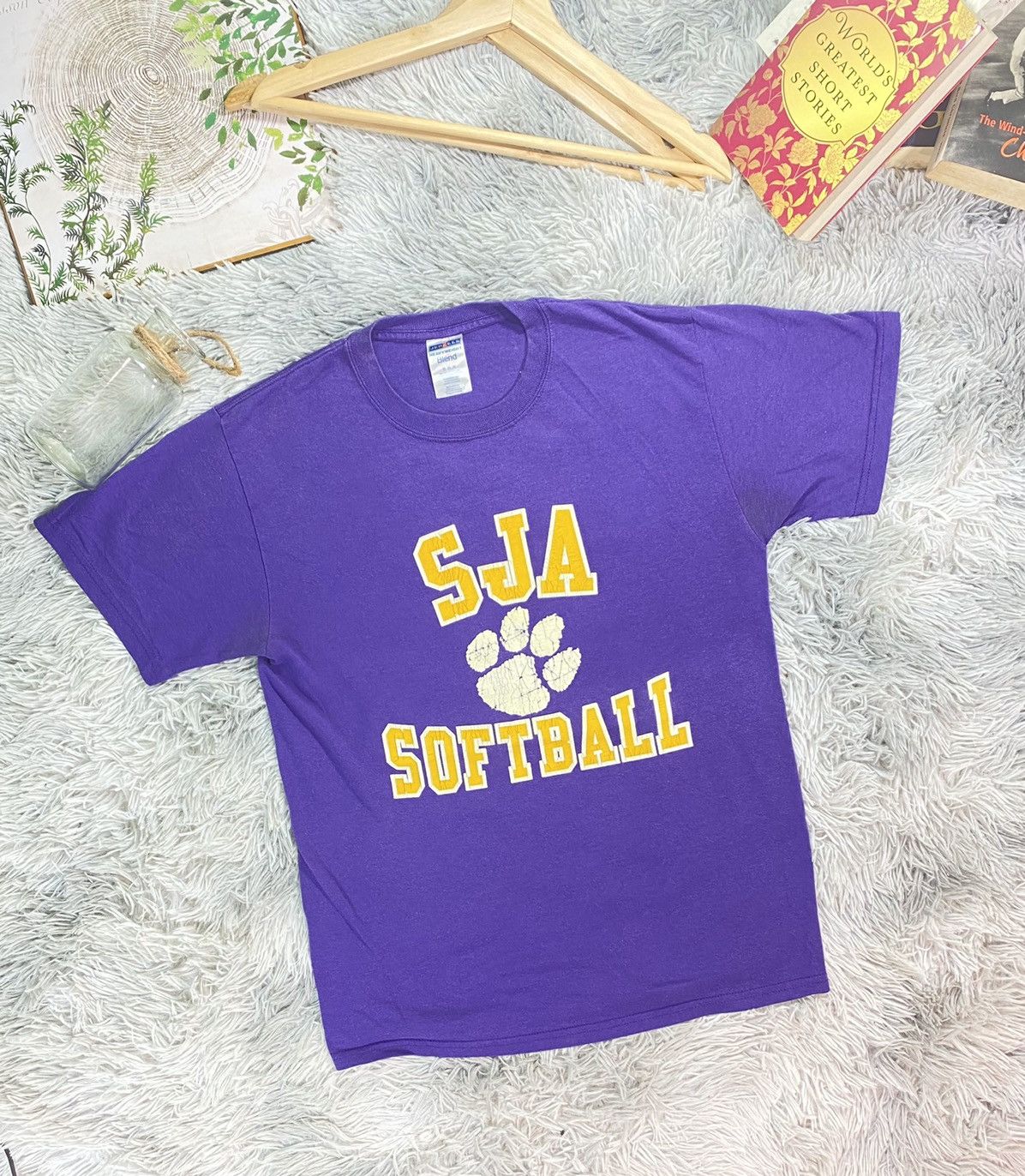 Jerzees × Vintage Vintage SJA Softball Team T shirt Size M Size US M / EU 48-50 / 2 - 1 Thumbnail