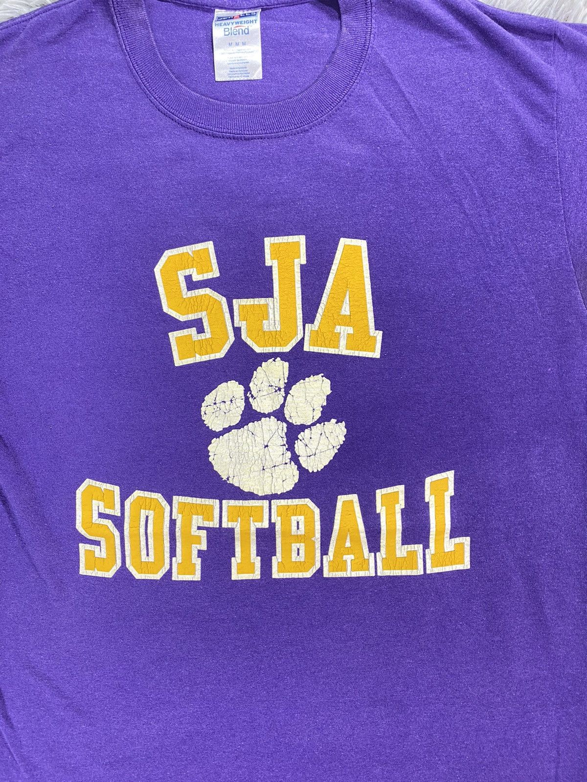 Jerzees × Vintage Vintage SJA Softball Team T shirt Size M Size US M / EU 48-50 / 2 - 2 Thumbnail