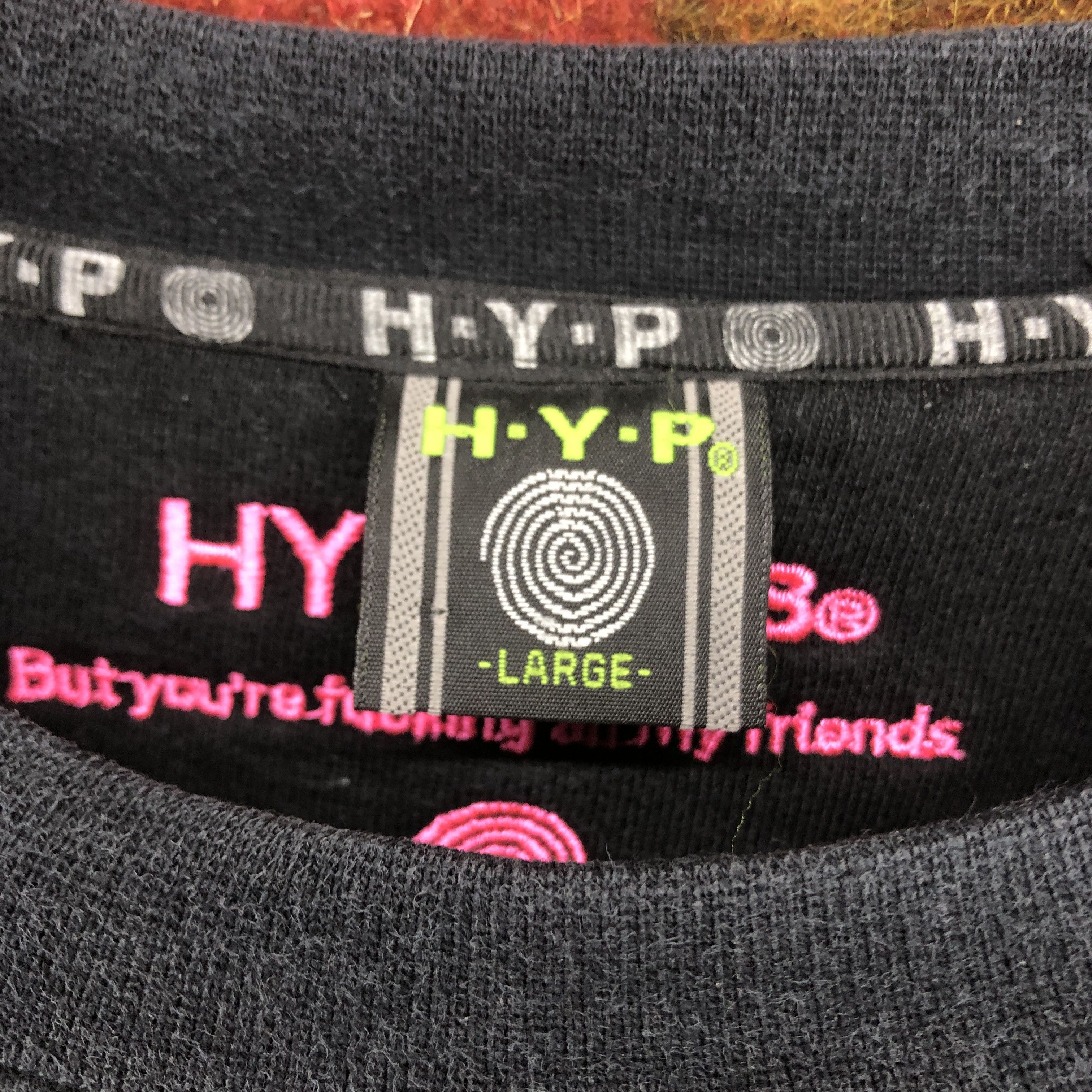Japanese Brand HYPNOTIC H.Y.P Crew Neck Sweatshirt #0689/AD Size US XL / EU 56 / 4 - 7 Thumbnail