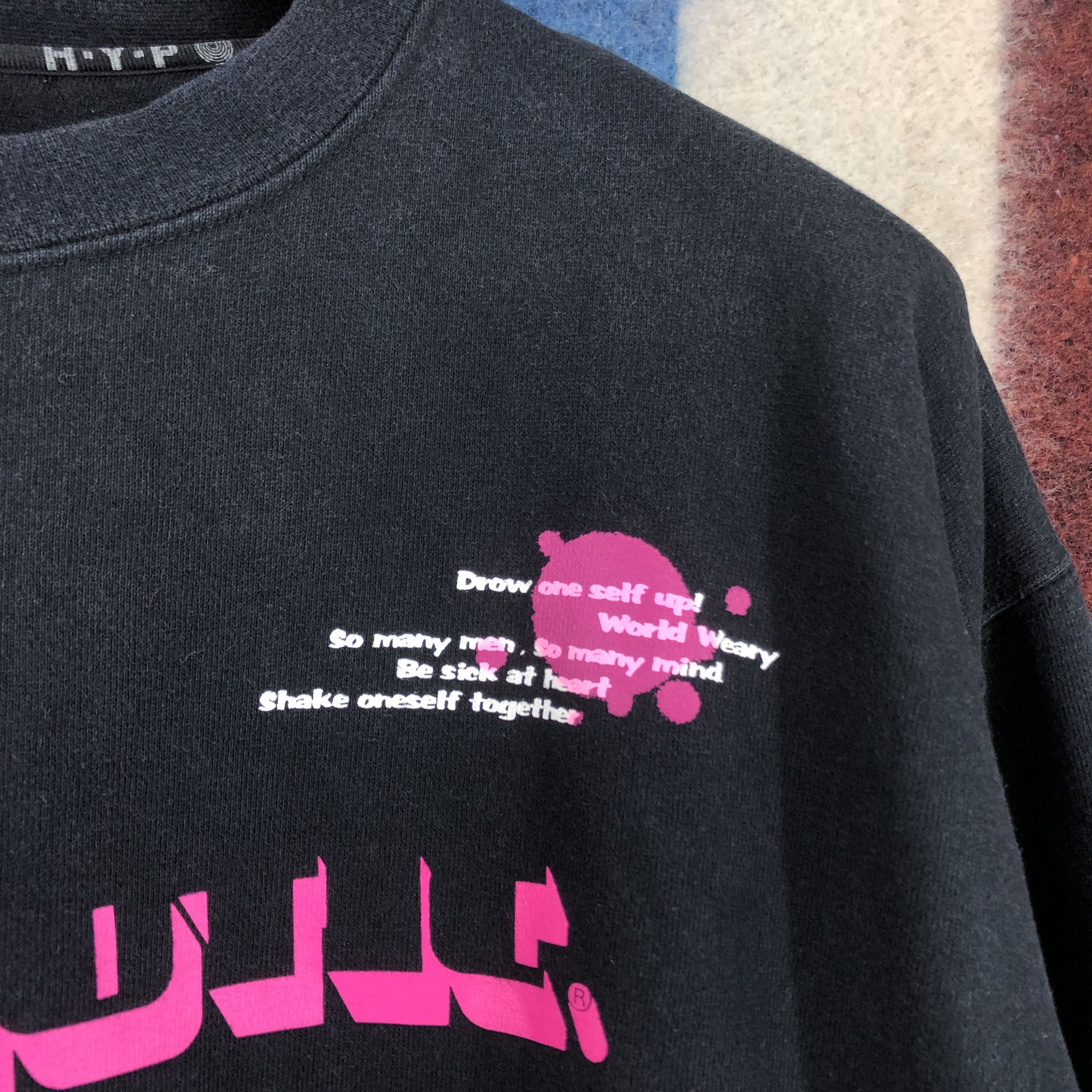 Japanese Brand HYPNOTIC H.Y.P Crew Neck Sweatshirt #0689/AD Size US XL / EU 56 / 4 - 4 Thumbnail
