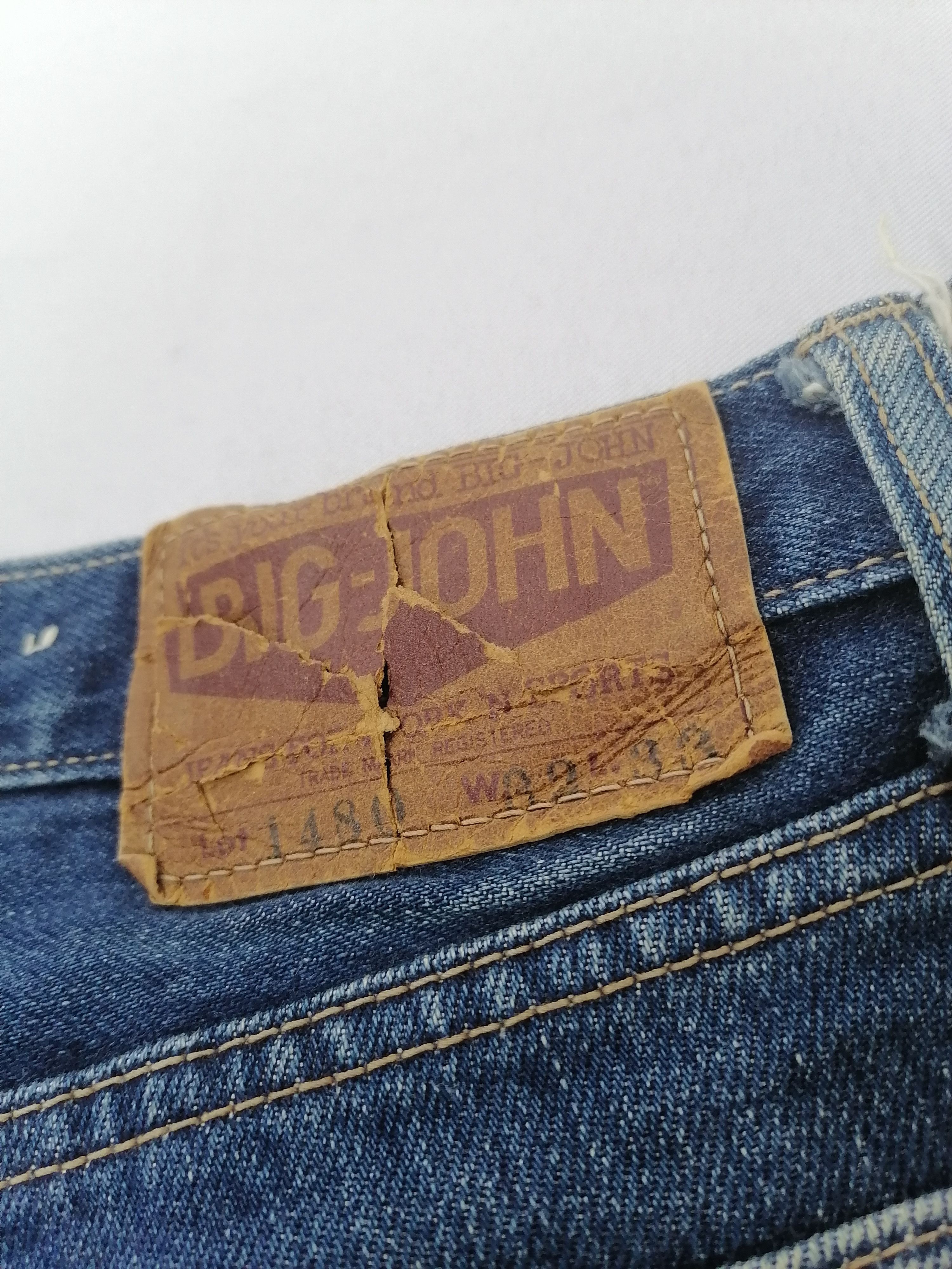Big John × Vintage Big John Lot 1480 Boot Cut Denim Jeans Size US 30 / EU 46 - 8 Thumbnail