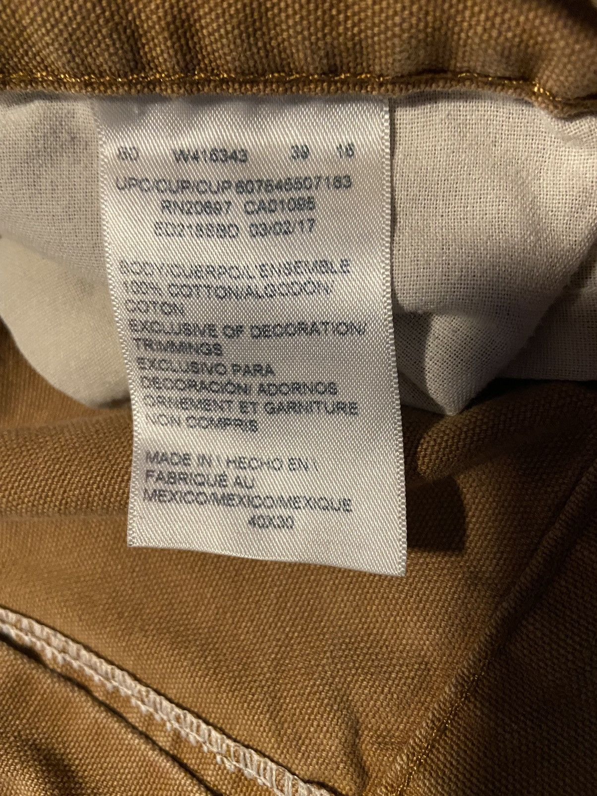 Dickies Dickies Workwear Men’s Duck Canvas 5 Pocket Pants Relaxed Size US 40 / EU 56 - 8 Thumbnail