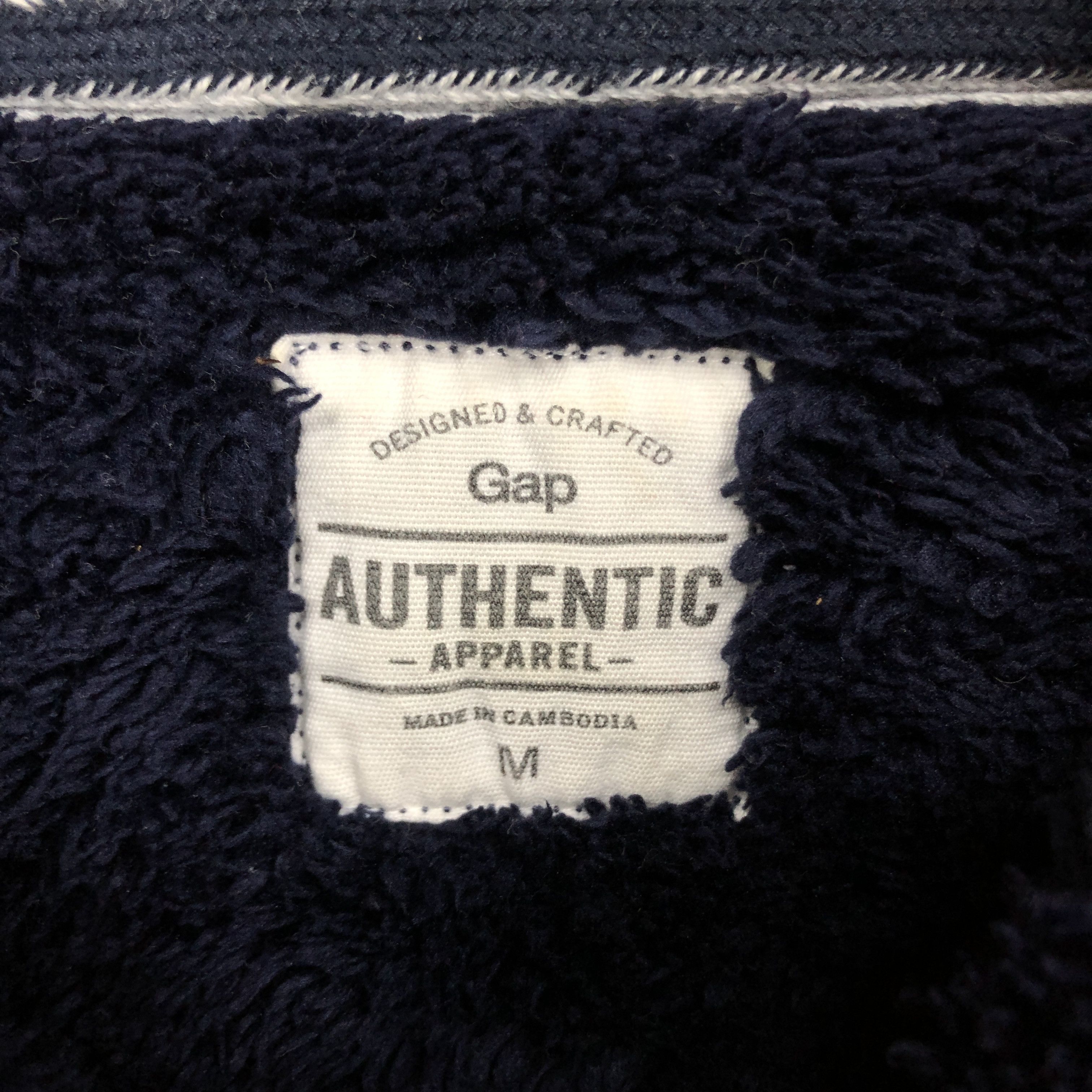 Gap Vintage GAP Warm Zipper Hoodie #2571-91 Size US M / EU 48-50 / 2 - 5 Thumbnail