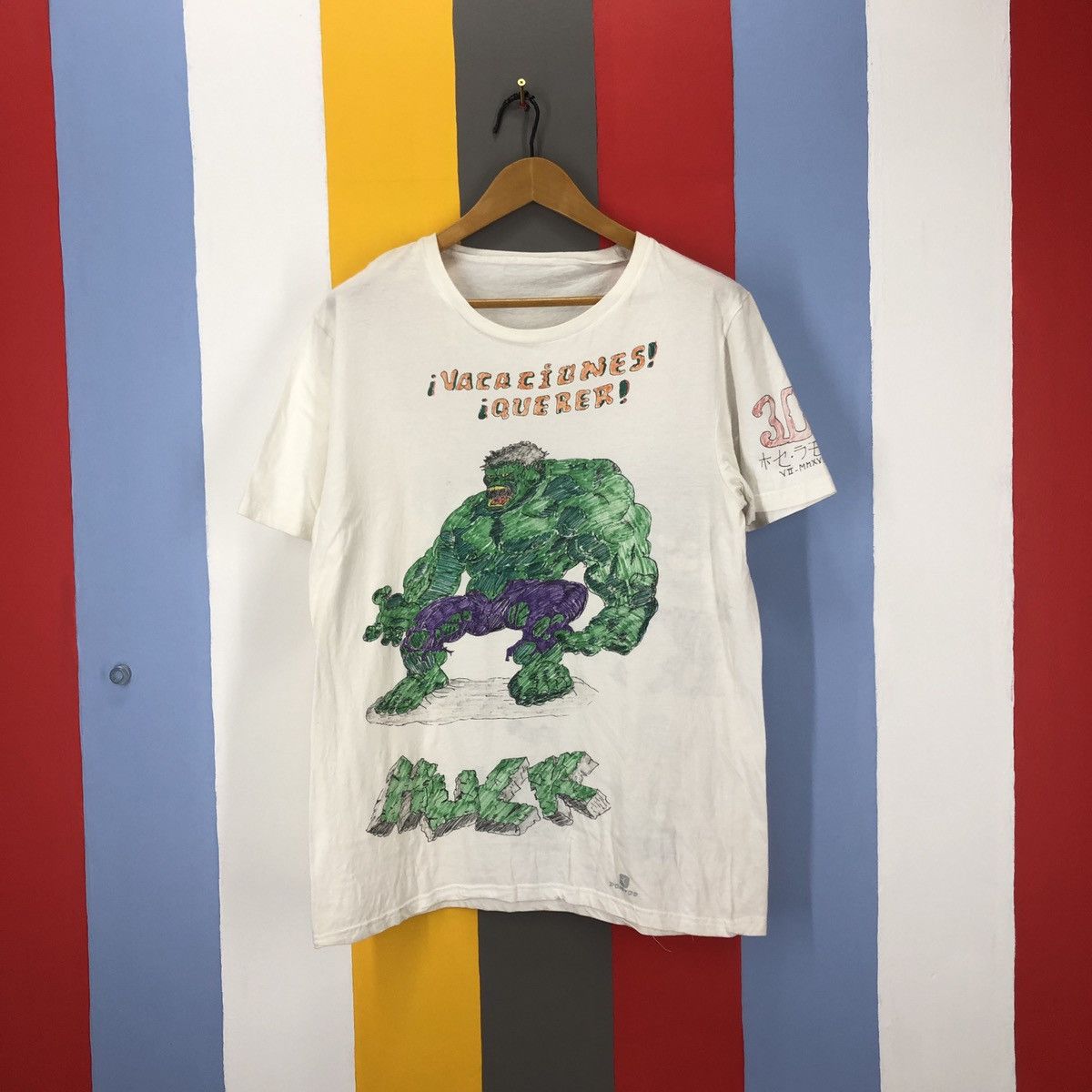 Other HULK Custom Paint Crew Neck T Shirt #1068/AL Size US L / EU 52-54 / 3 - 1 Thumbnail