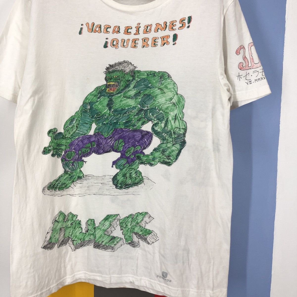 Other HULK Custom Paint Crew Neck T Shirt #1068/AL Size US L / EU 52-54 / 3 - 2 Thumbnail