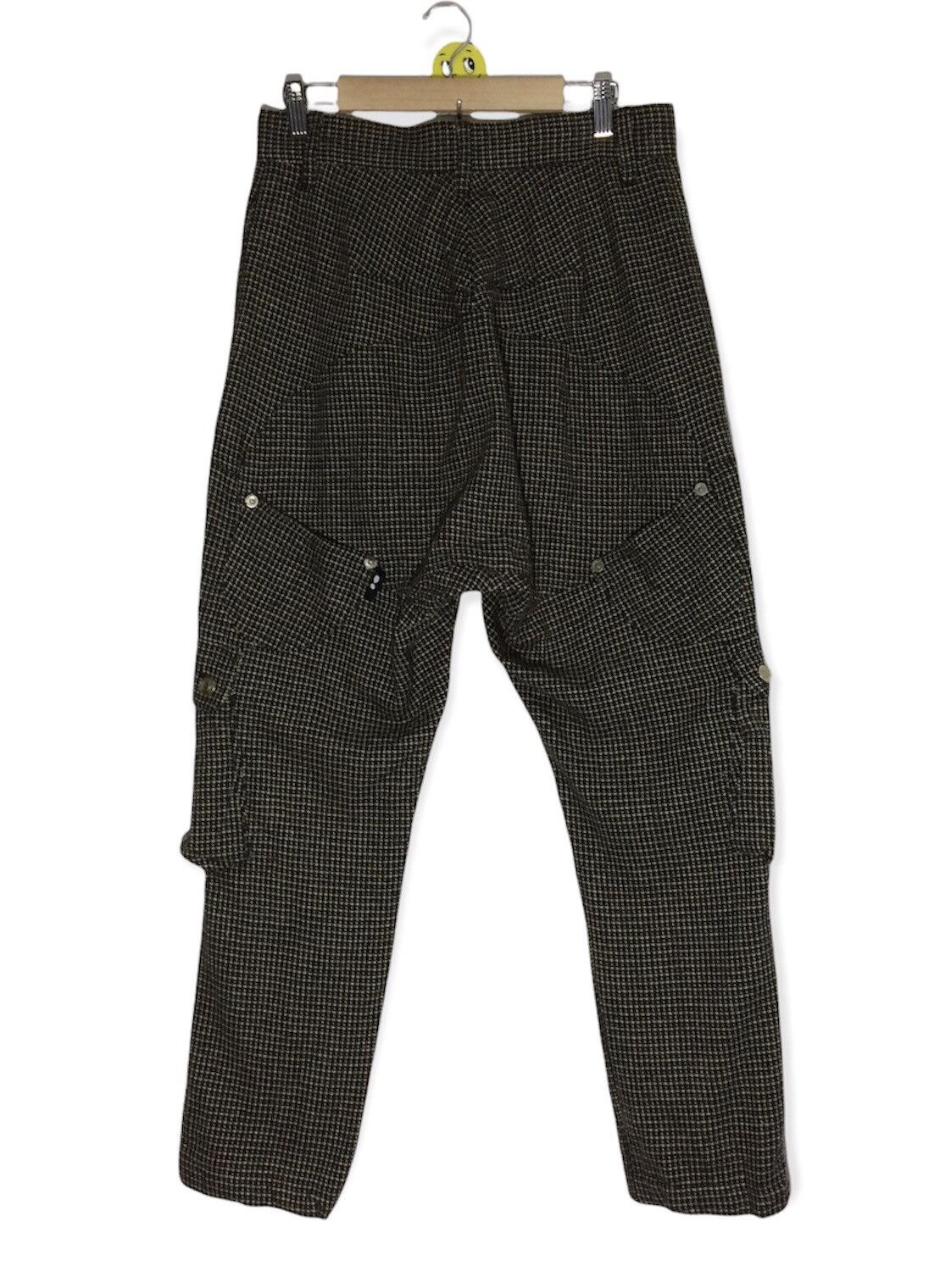 Issey Miyake Mercibeaucoup Herringbone Design Pants cargo Multi Pocket Size US 31 - 6 Thumbnail